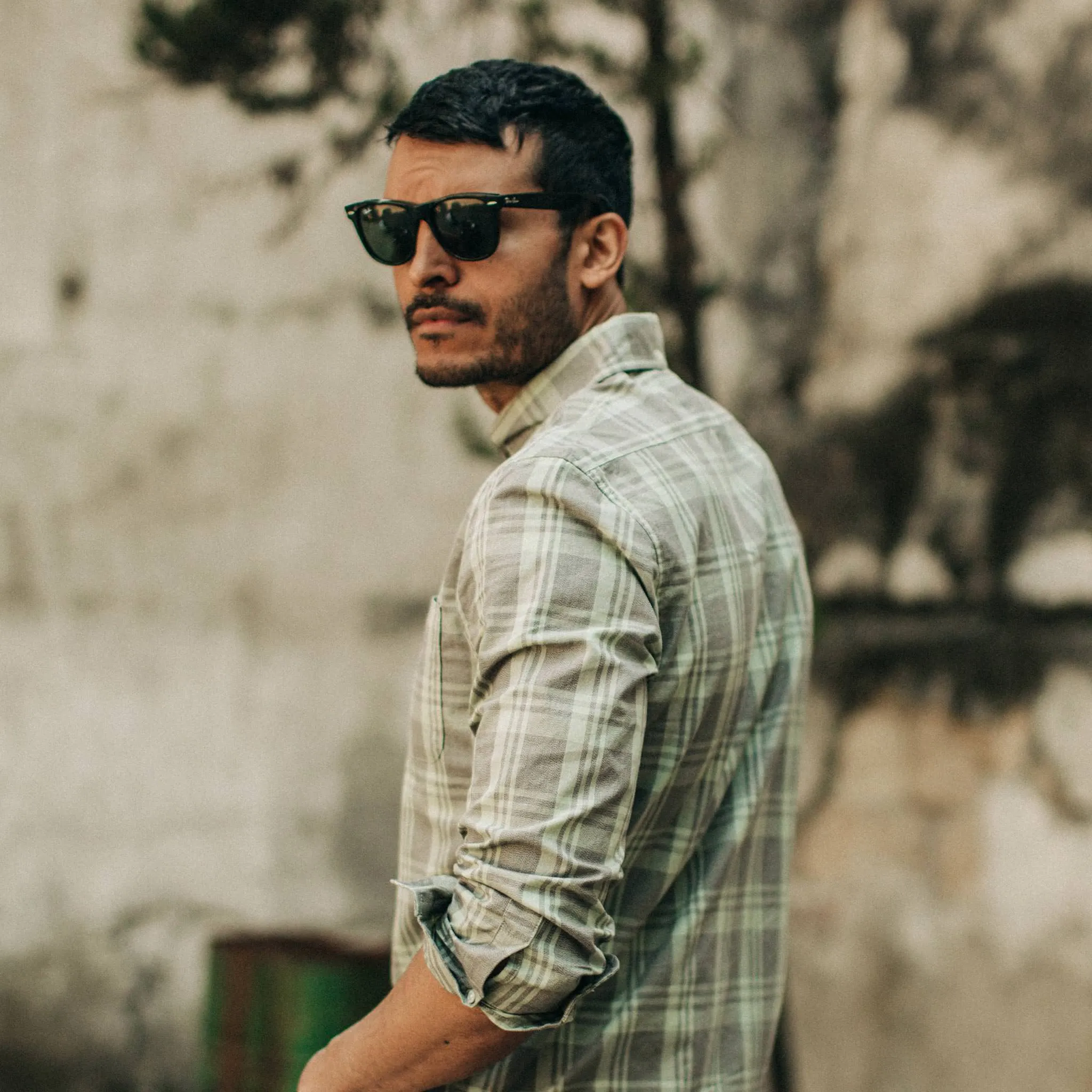 The Jack in Moss Plaid sold by Taylor Stitch product image thumbnail 3