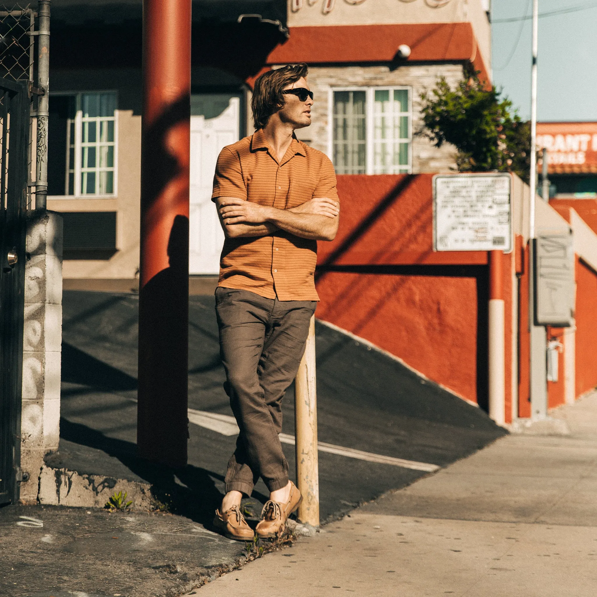 The Apres Pant in Walnut Double Cloth sold by Taylor Stitch product image thumbnail 2