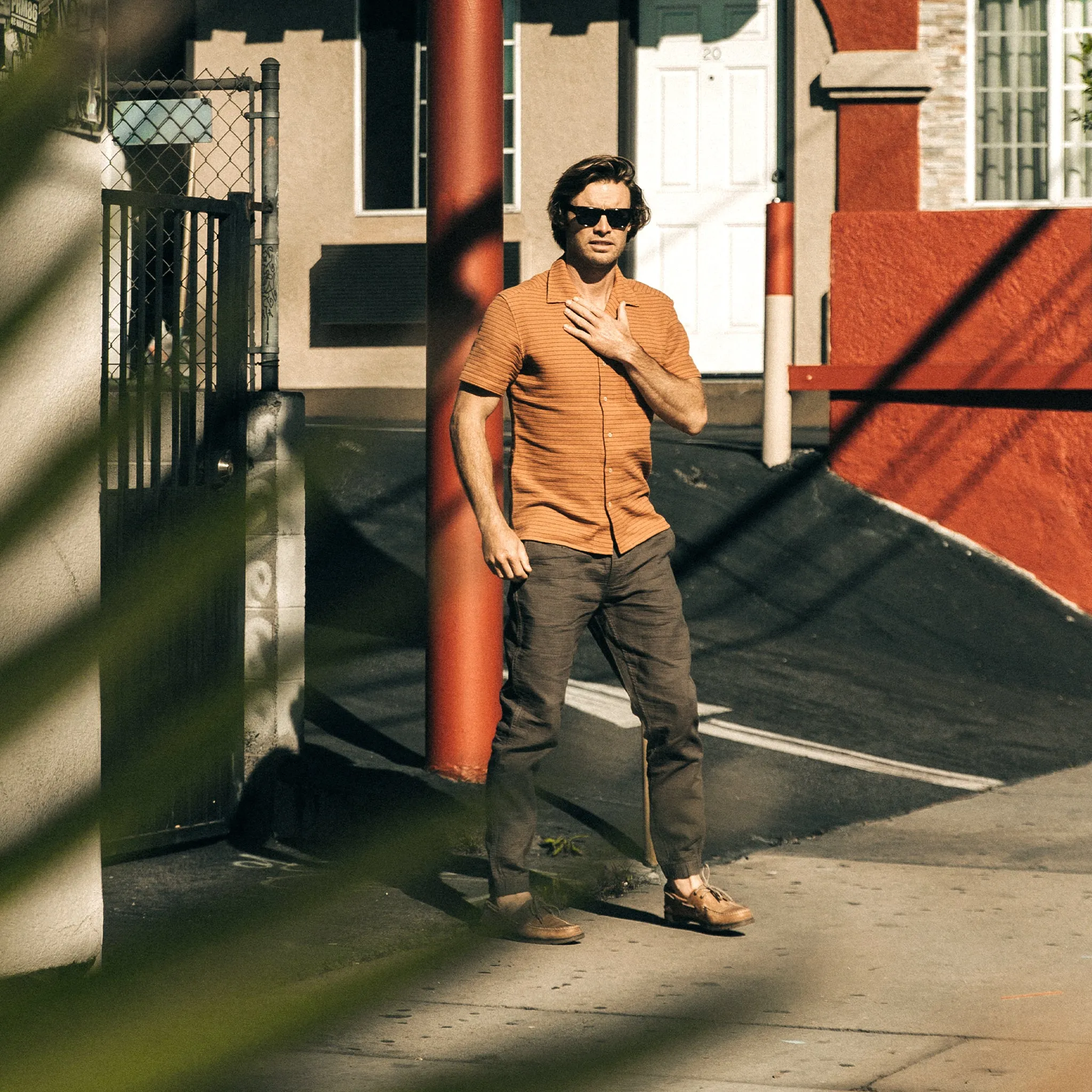 The Apres Pant in Walnut Double Cloth sold by Taylor Stitch product image thumbnail 5