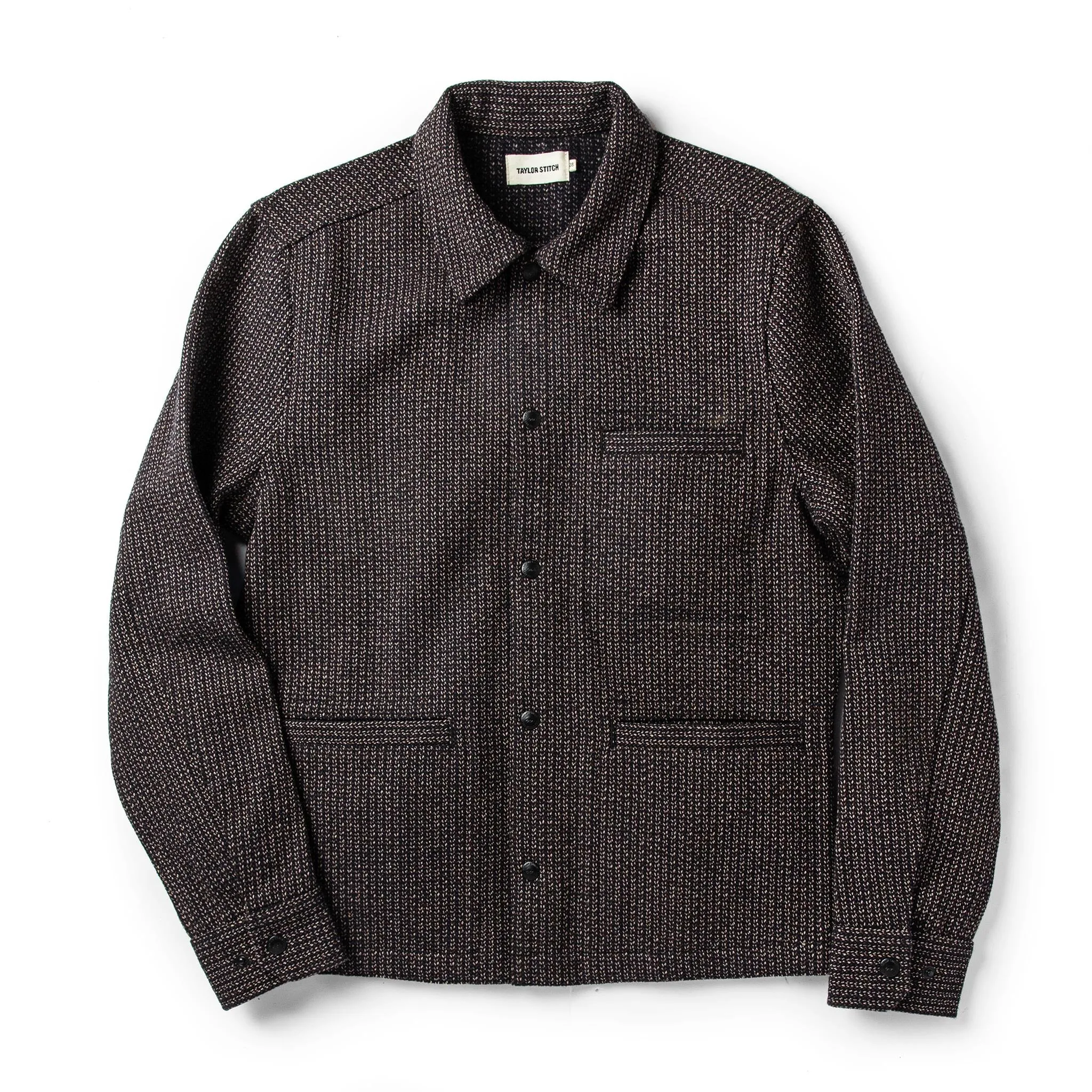 The Decker Jacket in Wool Beach Cloth sold by Taylor Stitch