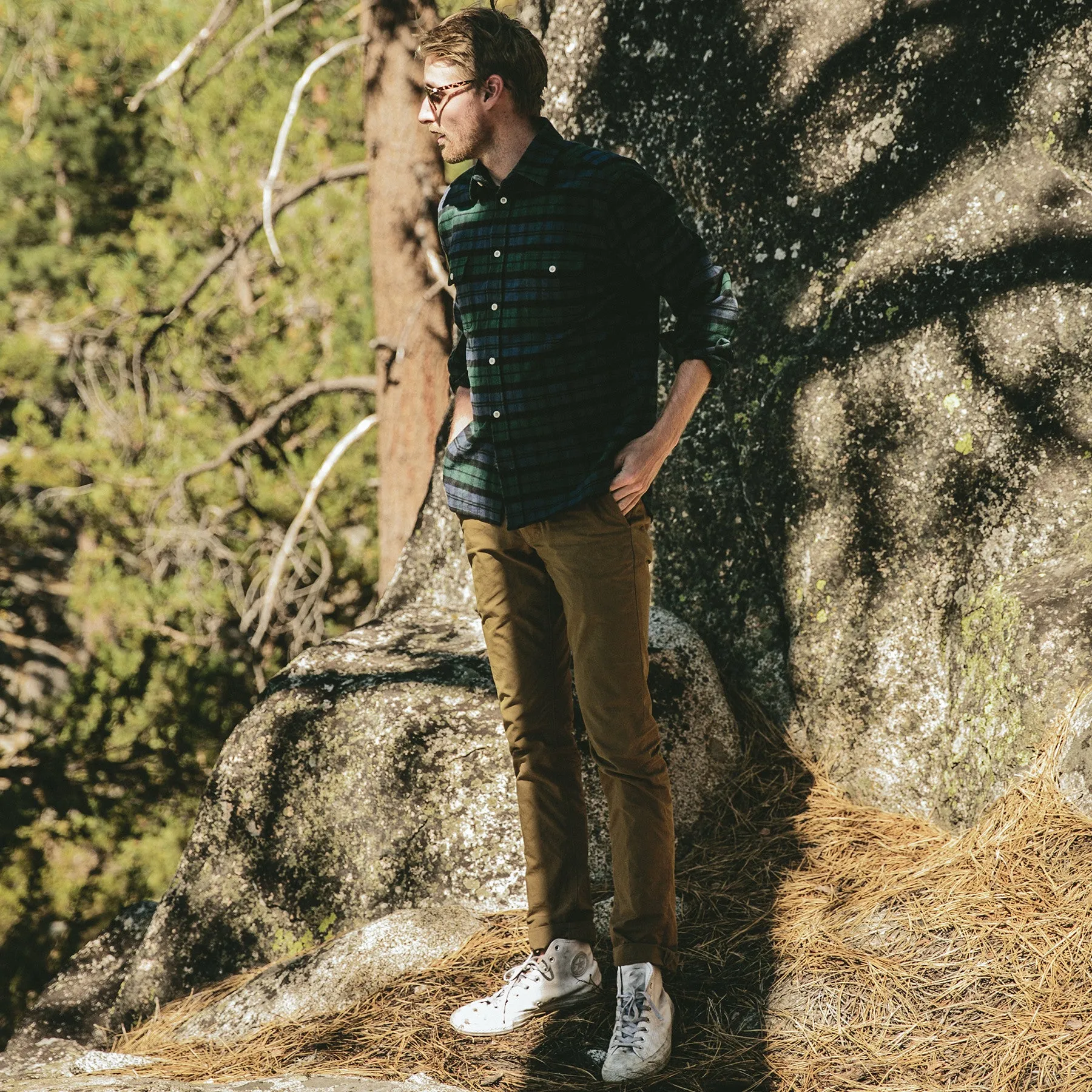 The Yosemite Shirt in Blackwatch Plaid sold by Taylor Stitch product image thumbnail 3