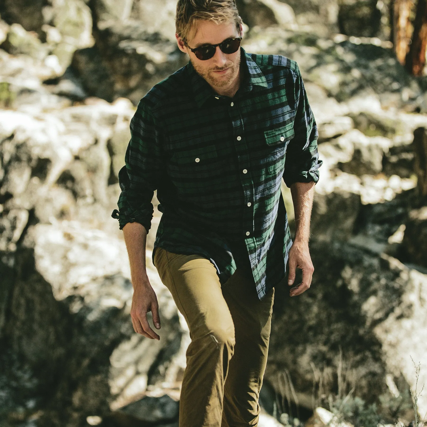 The Yosemite Shirt in Blackwatch Plaid sold by Taylor Stitch product image thumbnail 2