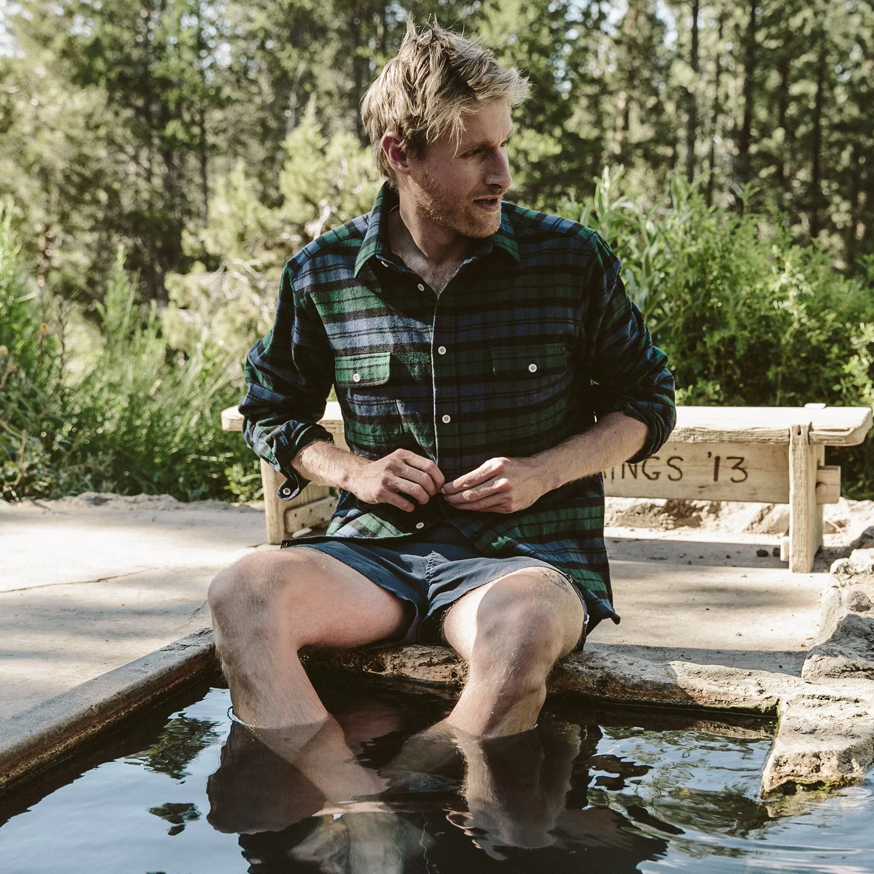 The Yosemite Shirt in Blackwatch Plaid sold by Taylor Stitch product image thumbnail 5