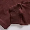 The Cotton Hemp Long Sleeve Tee in Burgundy sold by Taylor Stitch