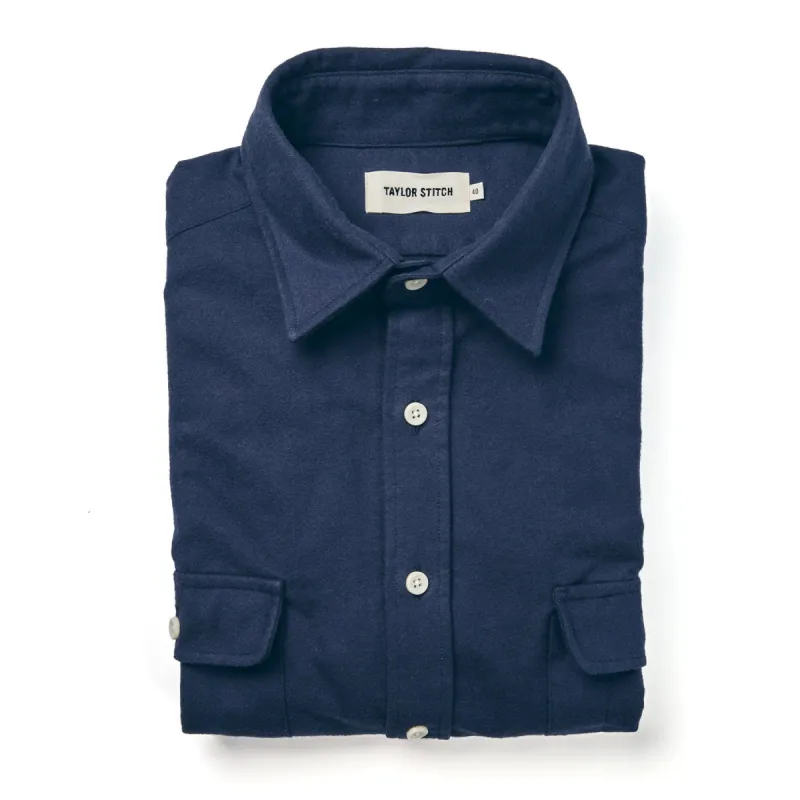 The Yosemite Shirt in Navy sold by Taylor Stitch