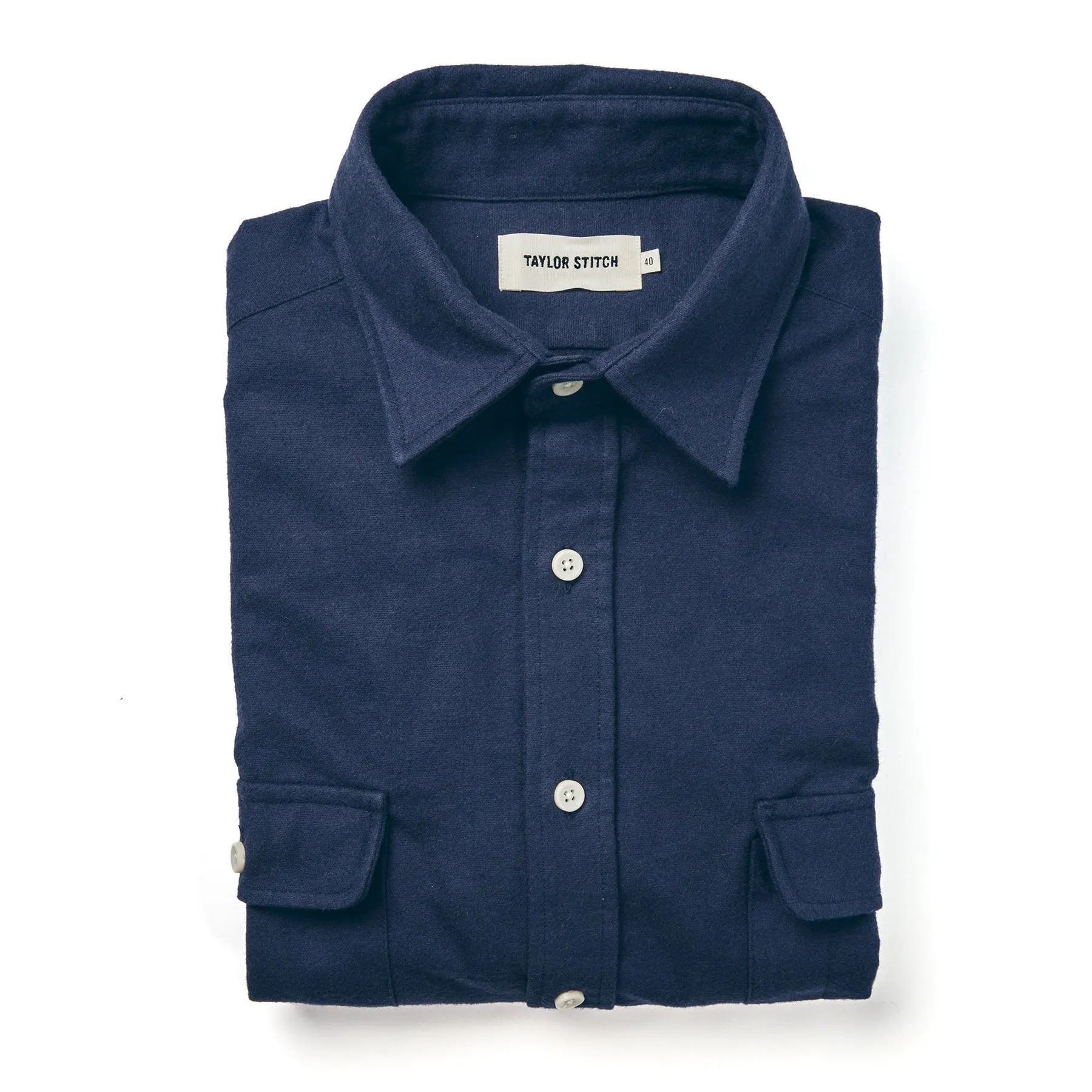 The Yosemite Shirt in Navy sold by Taylor Stitch