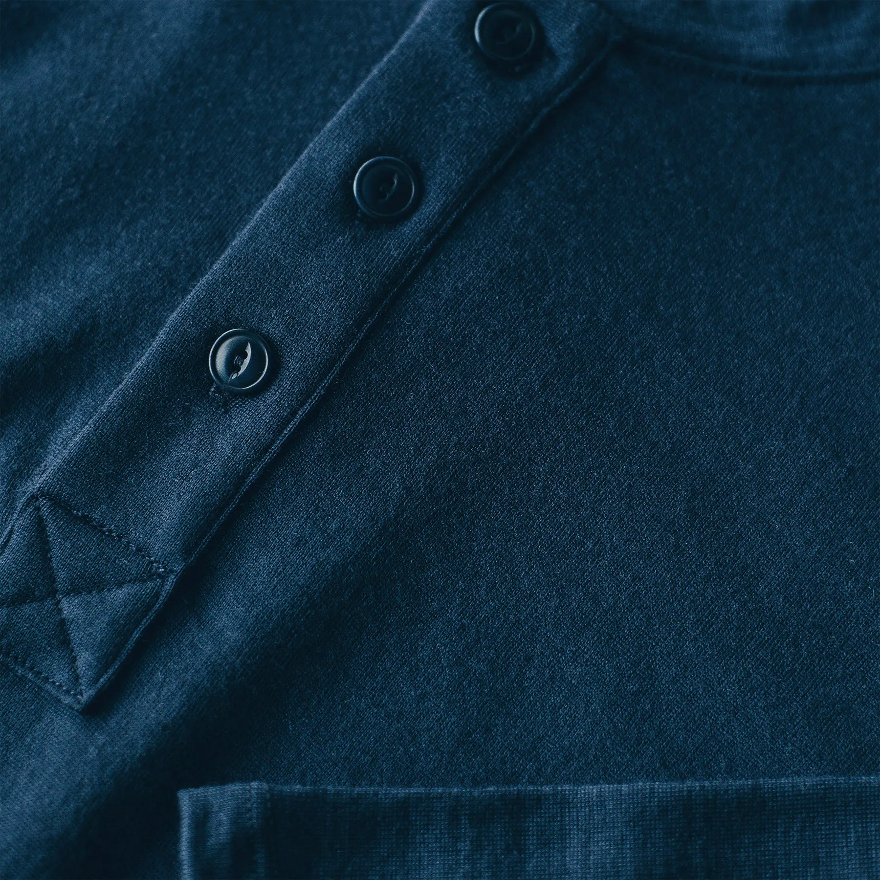 The Merino Henley in Indigo sold by Taylor Stitch product image thumbnail 5