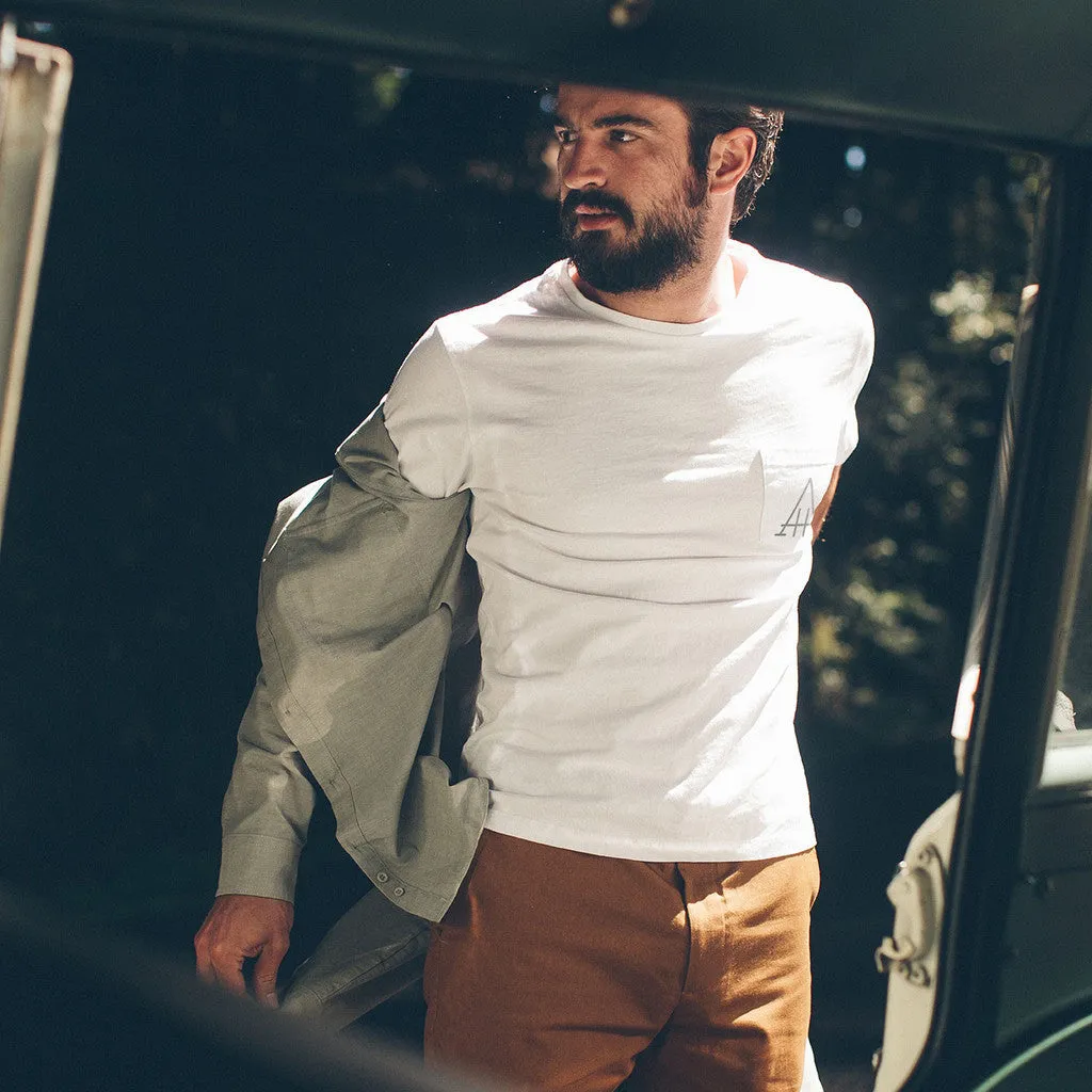 White Highway Tee sold by Taylor Stitch product image thumbnail 3