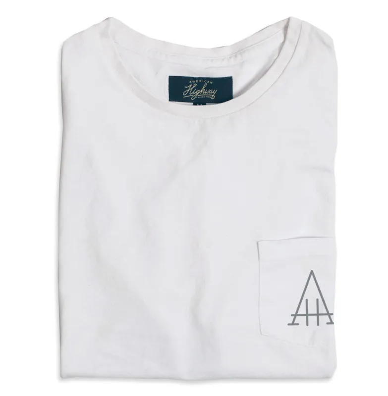 White Highway Tee sold by Taylor Stitch