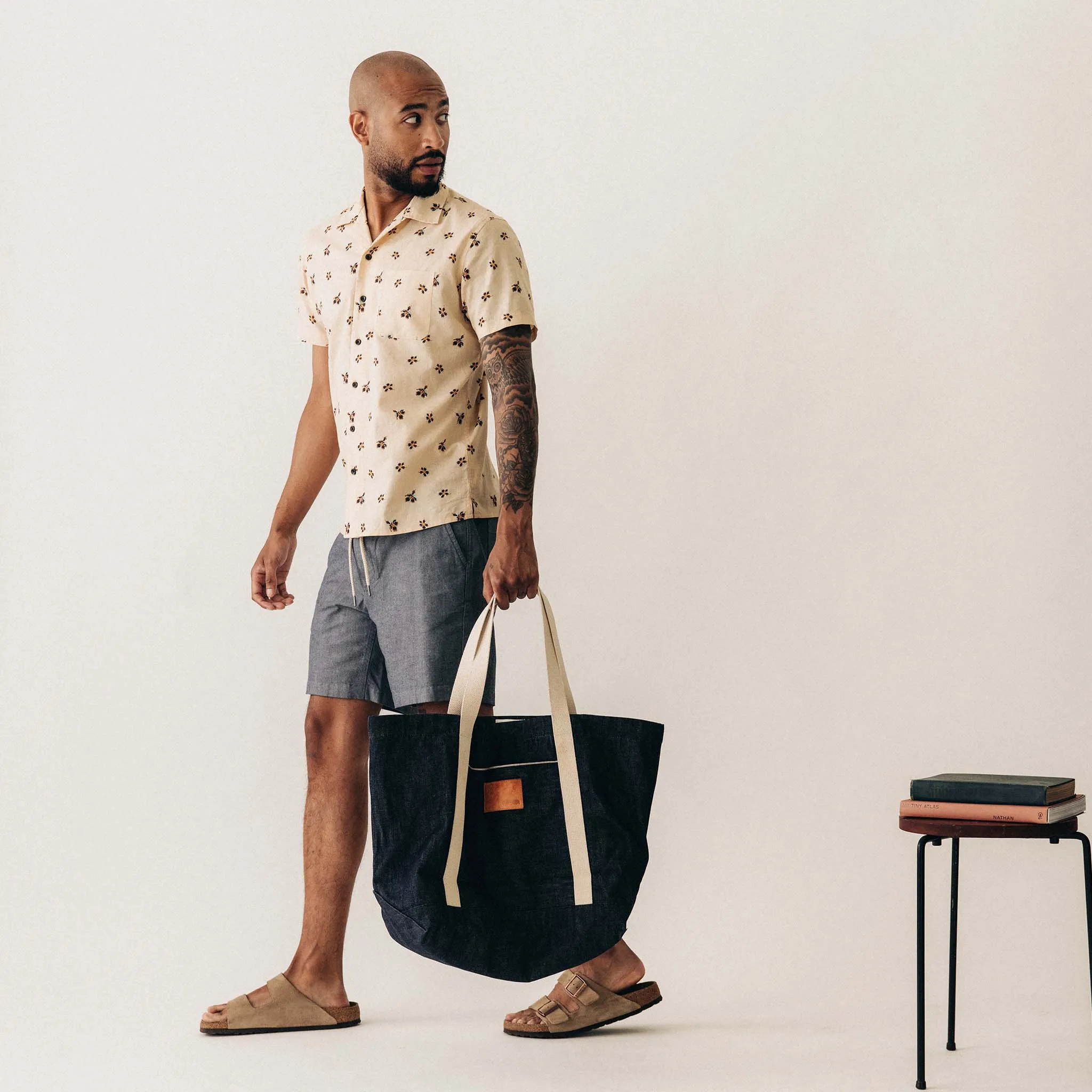 The Apres Short in Indigo Chambray sold by Taylor Stitch product image thumbnail 5