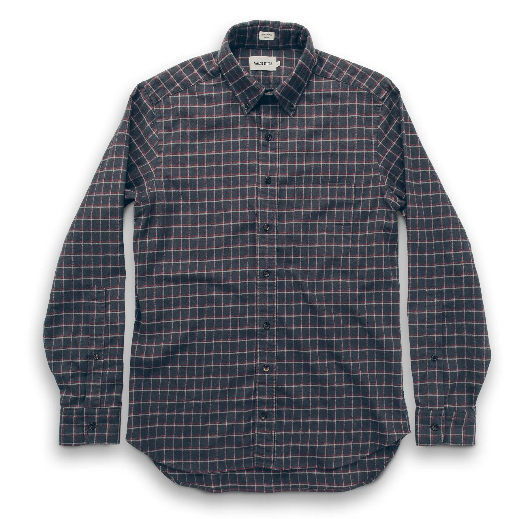 The Jack in Brushed Taupe Plaid Flannel sold by Taylor Stitch product image thumbnail 4