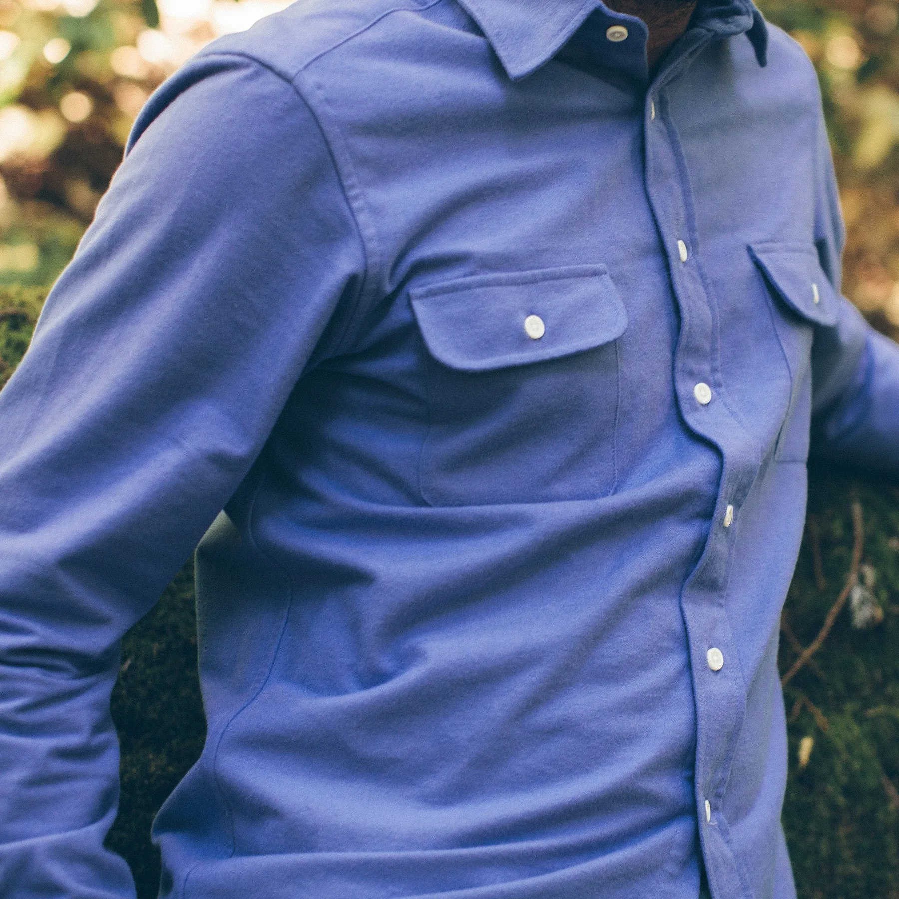 The Yosemite Shirt in Wild Lupine sold by Taylor Stitch product image thumbnail 3