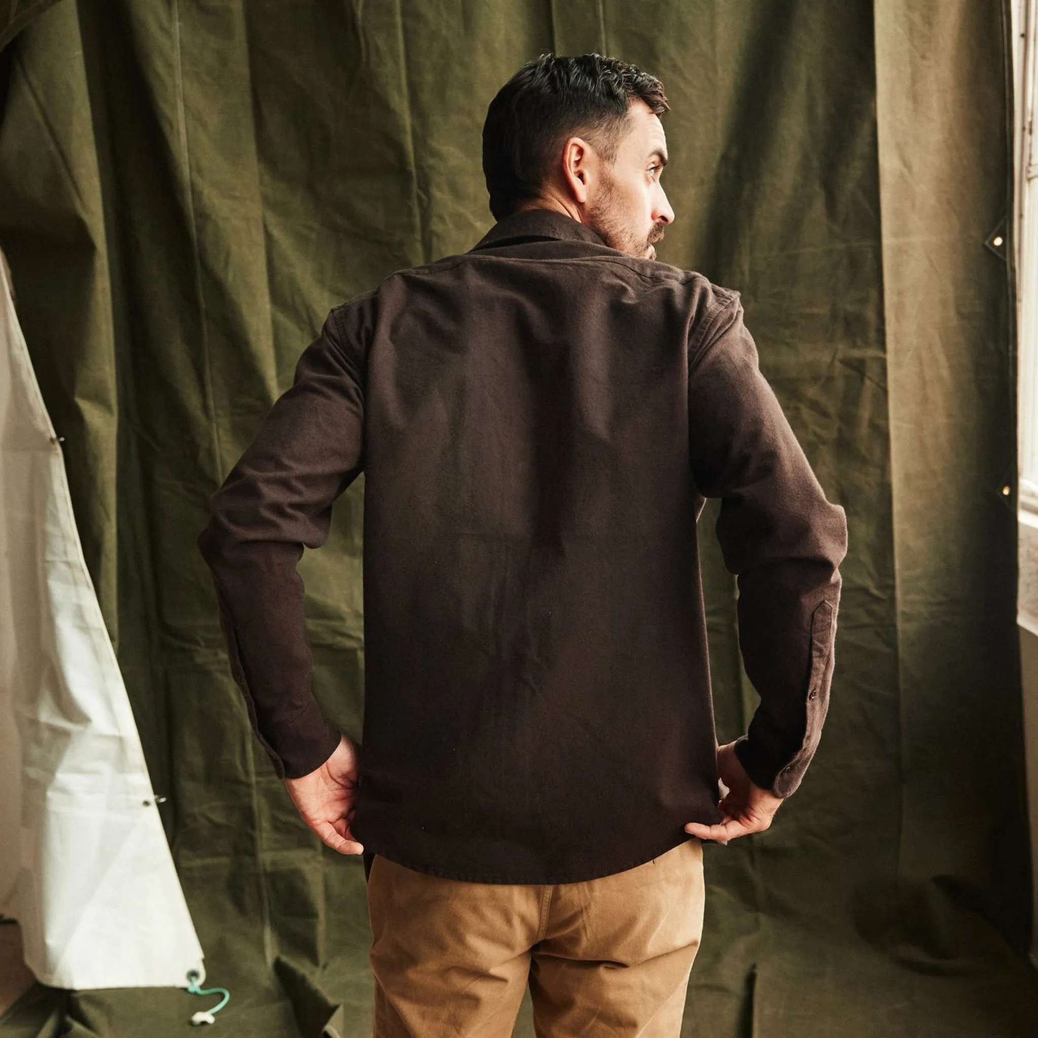 The Yosemite Shirt in Soil sold by Taylor Stitch product image thumbnail 4