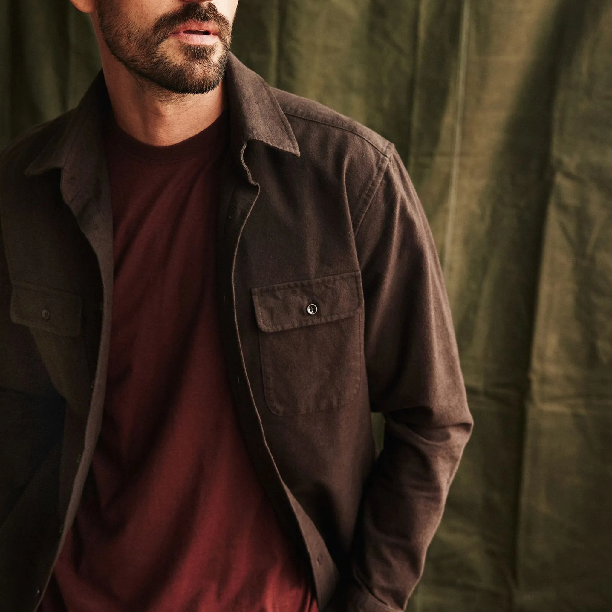 The Yosemite Shirt in Soil sold by Taylor Stitch product image thumbnail 3