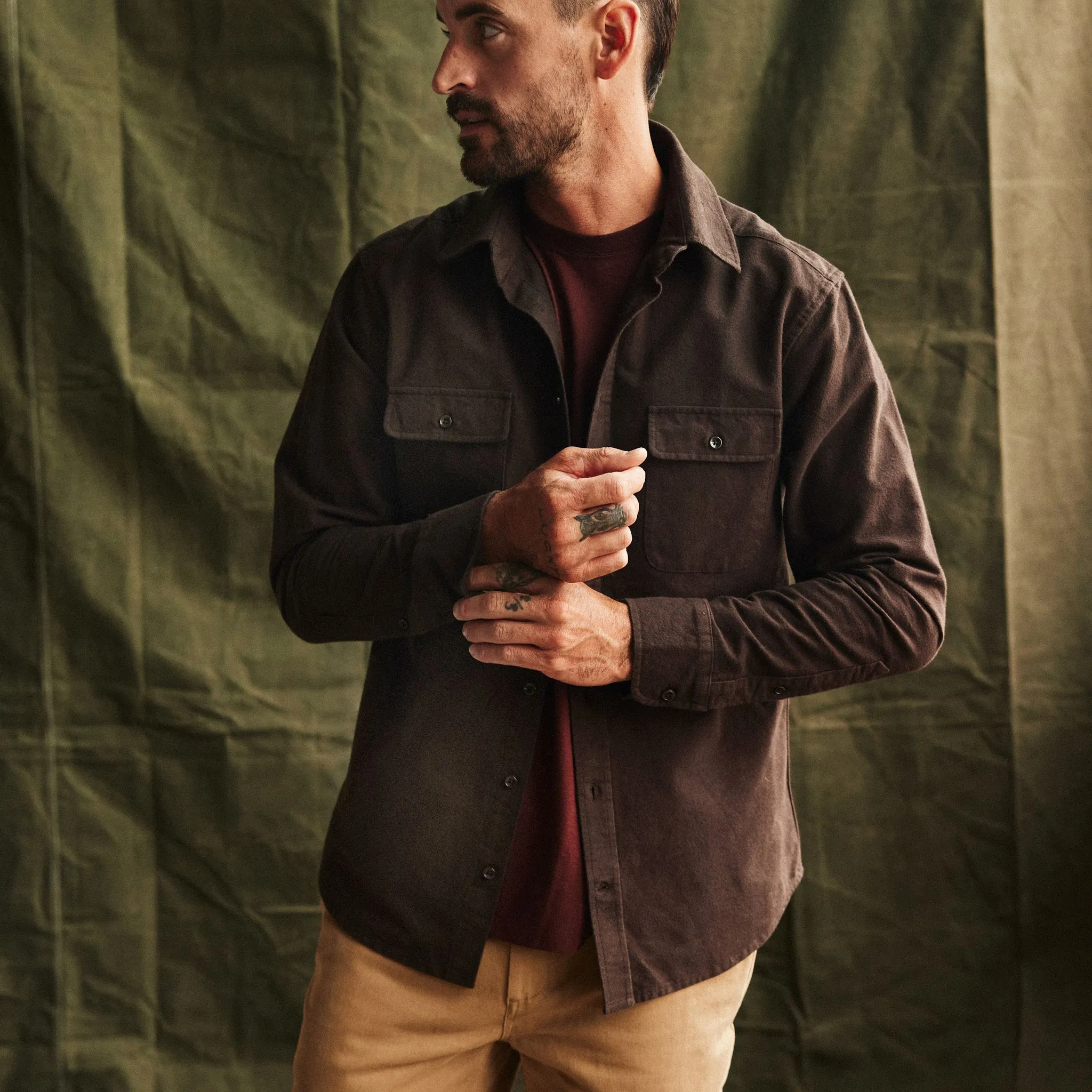 The Yosemite Shirt in Soil sold by Taylor Stitch product image thumbnail 2