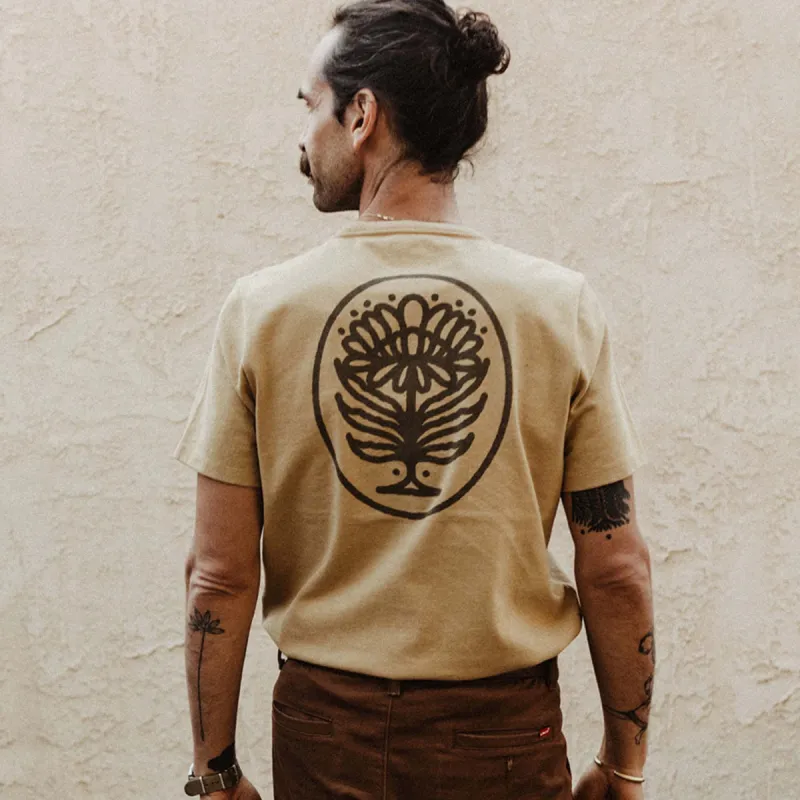 The Yosemite Shirt in Oat Donegal sold by Taylor Stitch