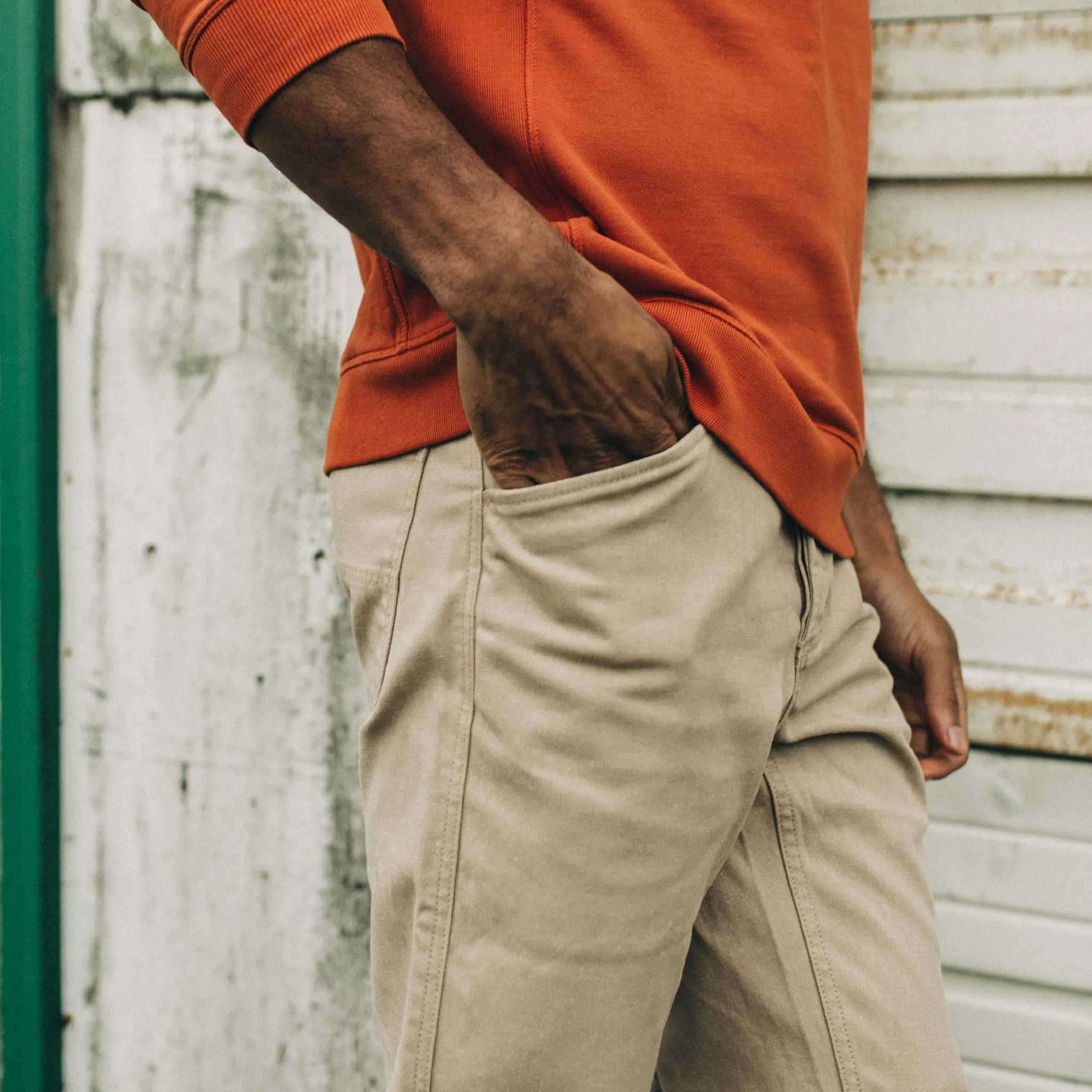 The Camp Pant in Sand Boss Duck sold by Taylor Stitch product image thumbnail 3