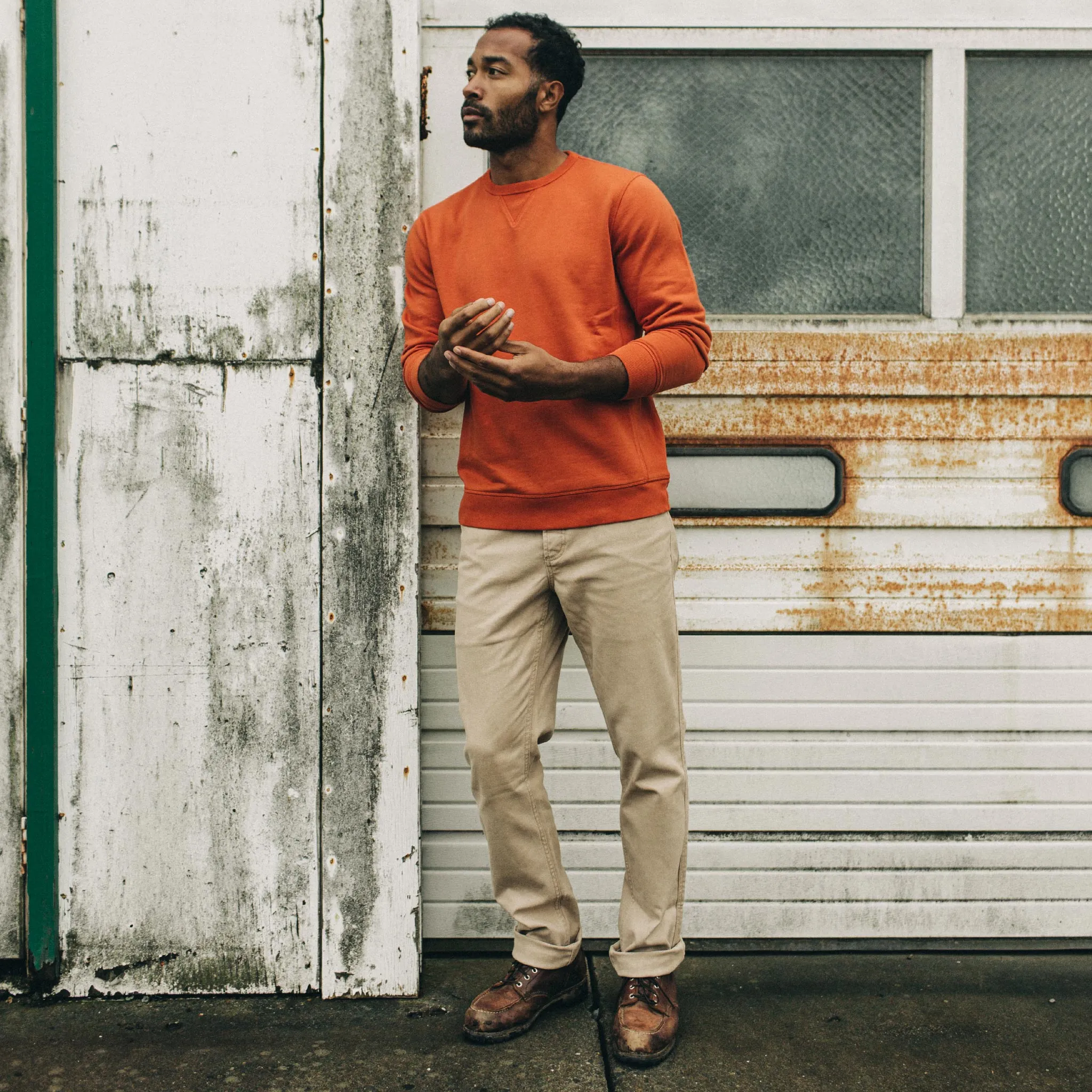 The Camp Pant in Sand Boss Duck sold by Taylor Stitch product image thumbnail 2