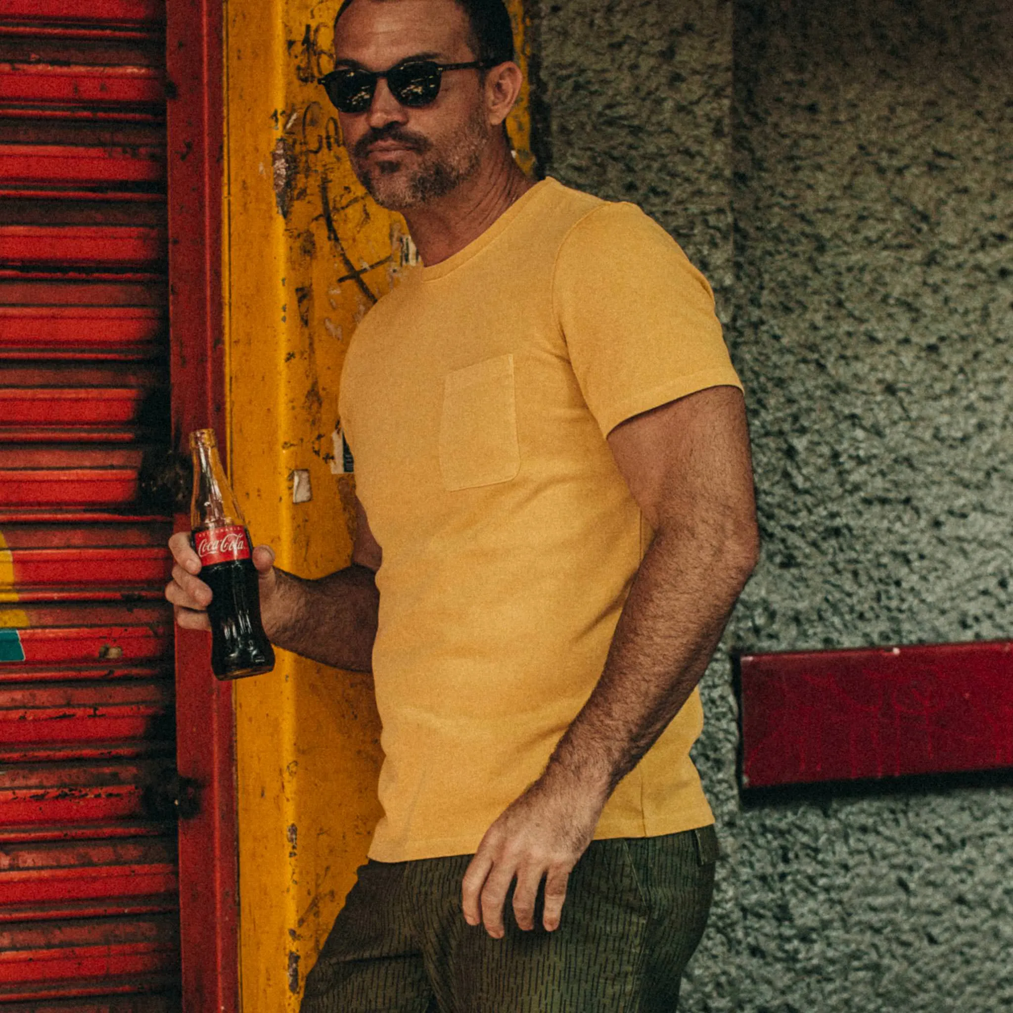 The Heavy Bag Tee in Straw sold by Taylor Stitch product image thumbnail 4