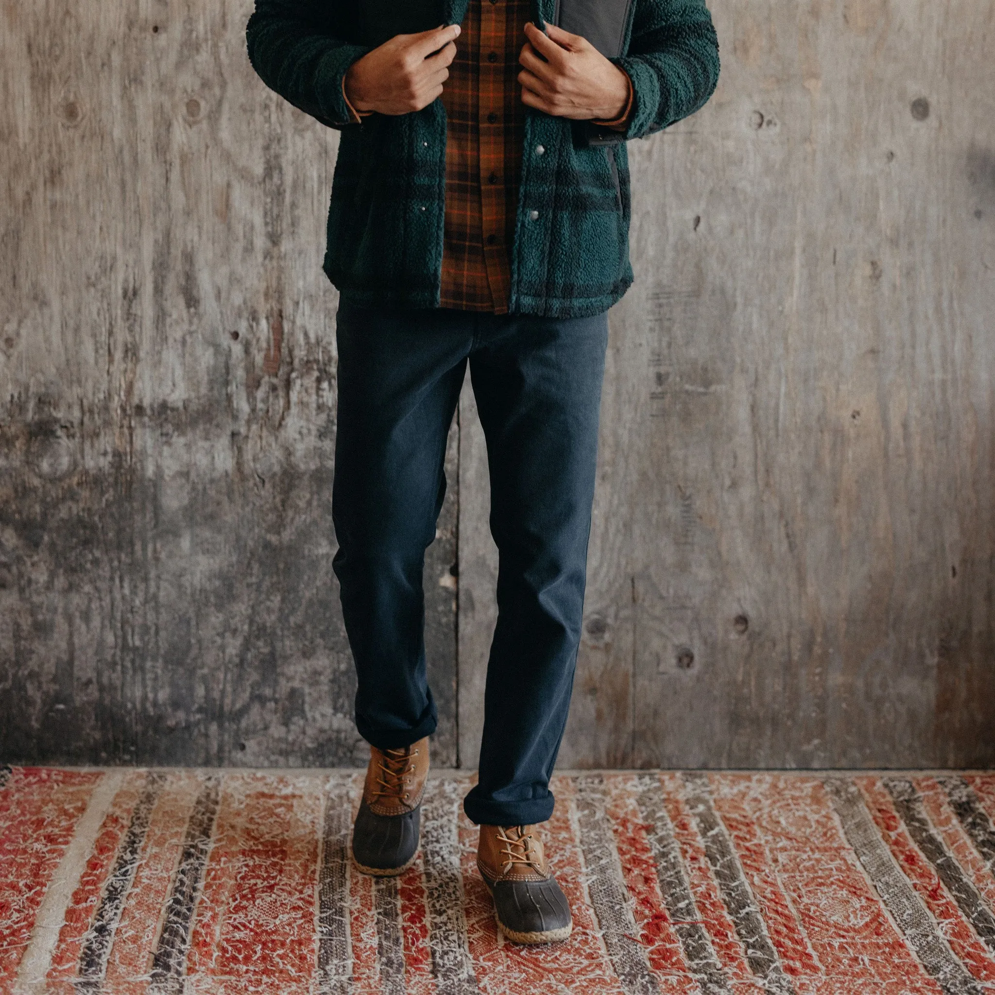 The Camp Pant in Coal Boss Duck sold by Taylor Stitch product image thumbnail 5