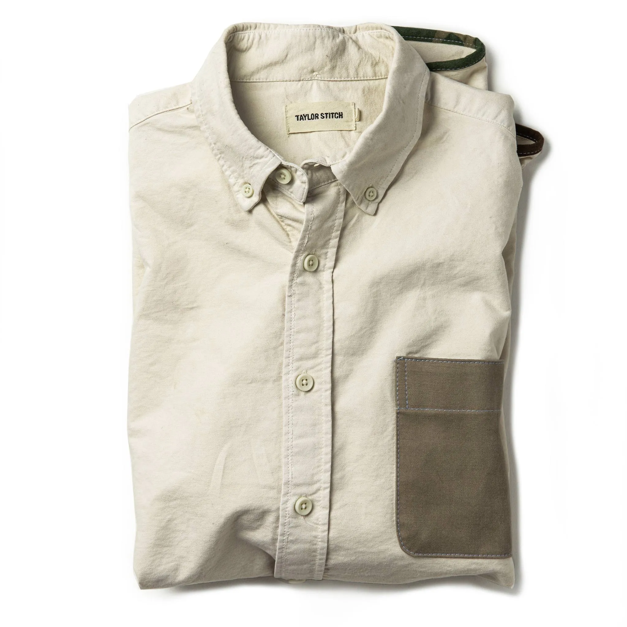 The Atelier and Repairs Jack in Washed White Oxford sold by Taylor Stitch