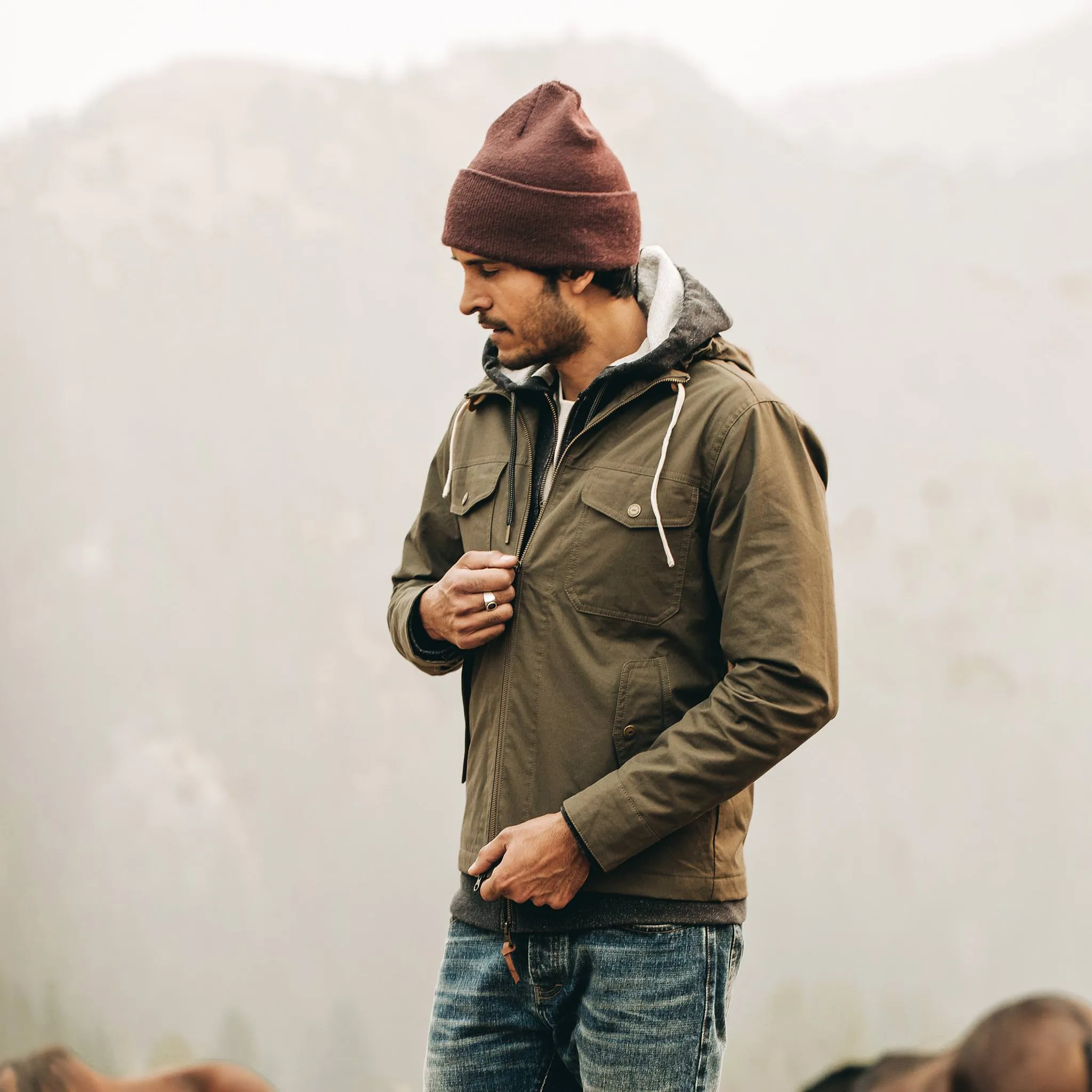 The Welterweight Winslow in Olive Dry Waxed Canvas sold by Taylor Stitch product image thumbnail 2