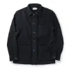 The Ojai Jacket in Navy Waffle Wool sold by Taylor Stitch
