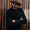 The Ojai Jacket in Navy Waffle Wool sold by Taylor Stitch