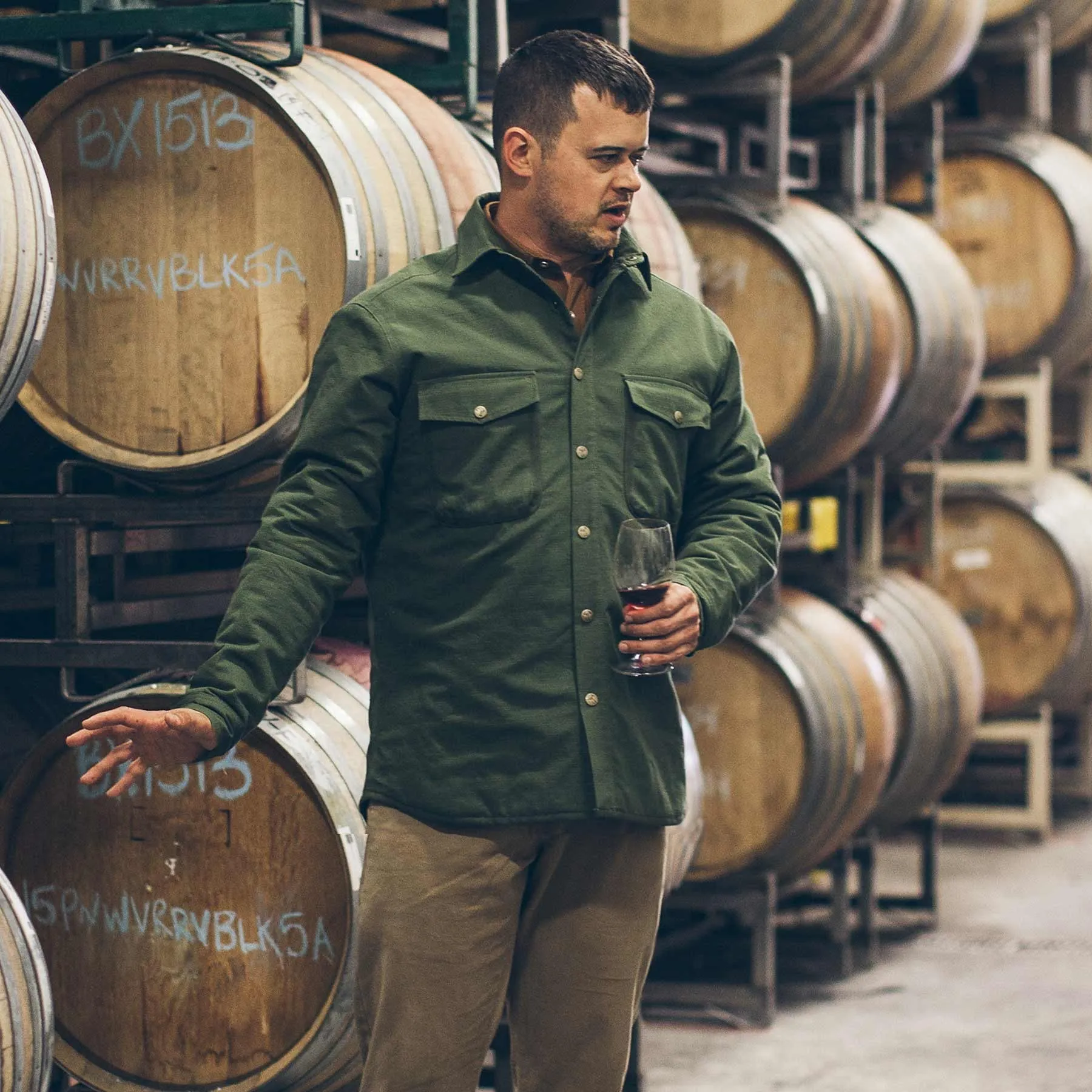 The Chore Jacket in Army Ripstop Canvas sold by Taylor Stitch product image thumbnail 2