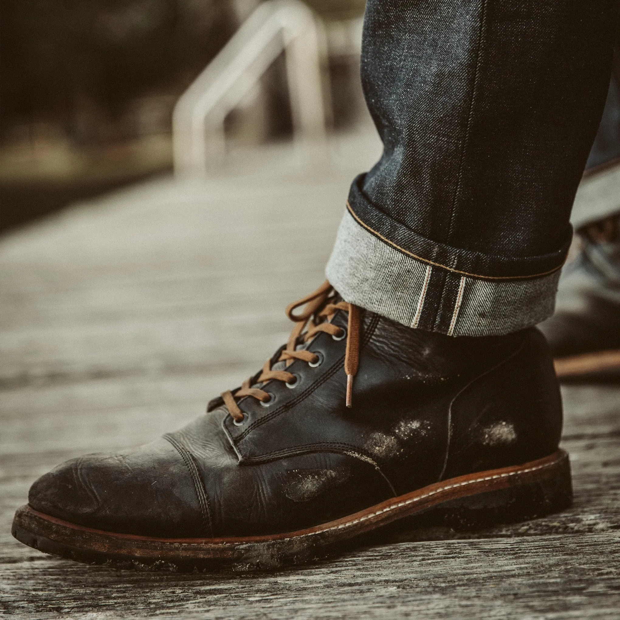 The Slim Jean in Cone Mills Era Selvage sold by Taylor Stitch product image thumbnail 3