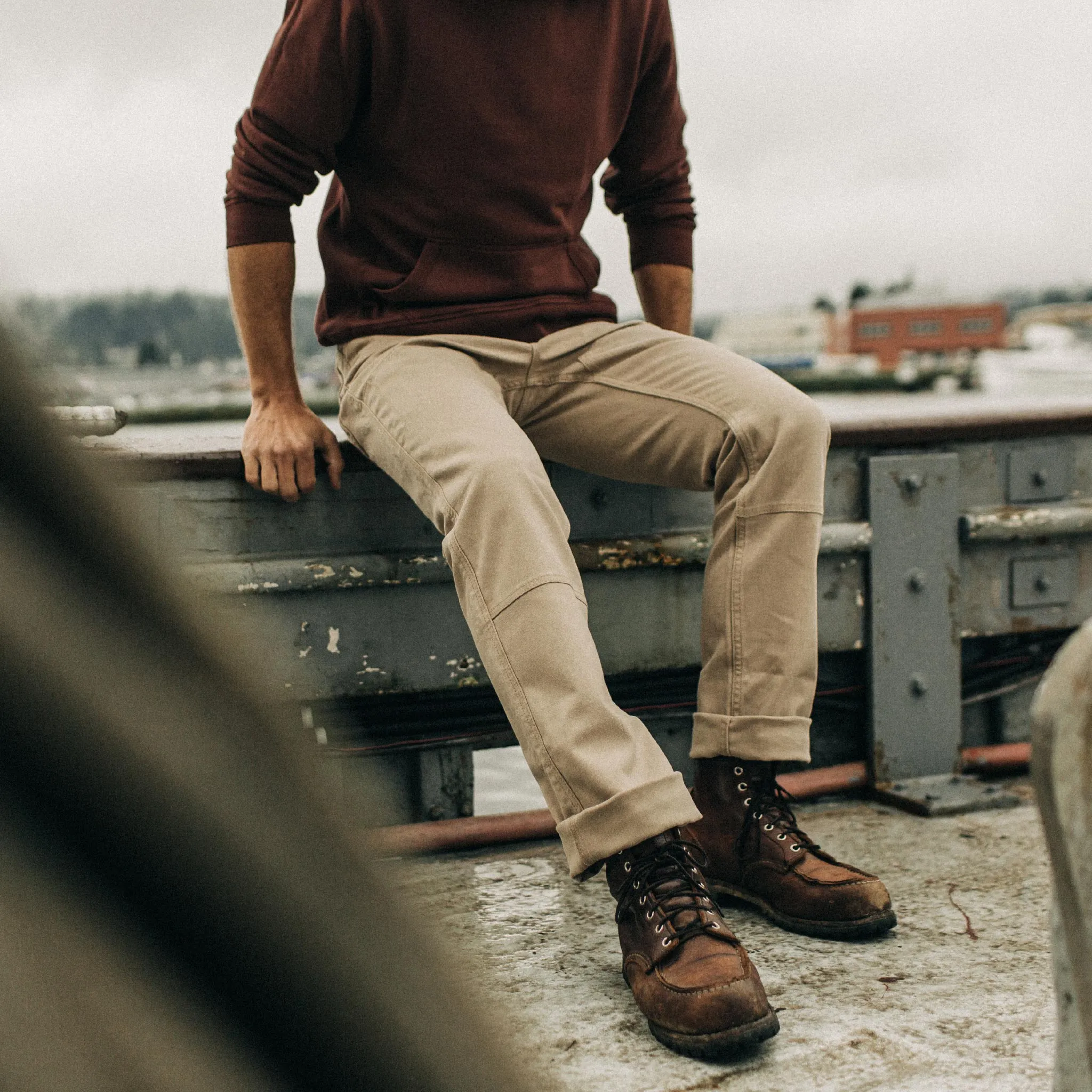 The Chore Pant in Sand Boss Duck sold by Taylor Stitch product image thumbnail 2