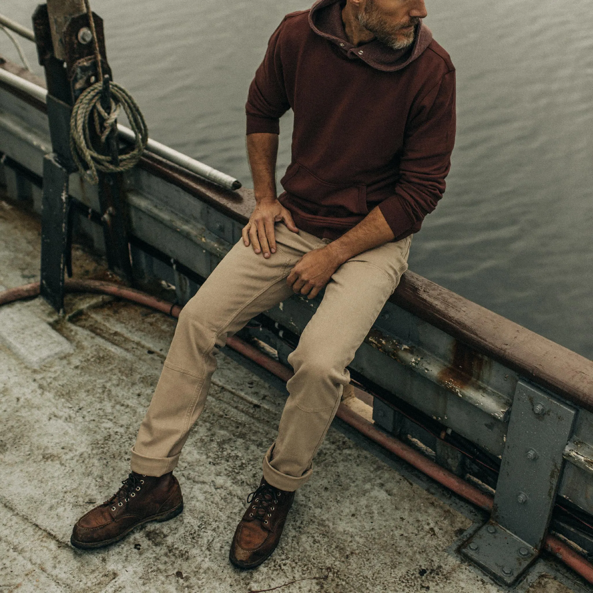 The Chore Pant in Sand Boss Duck sold by Taylor Stitch product image thumbnail 5