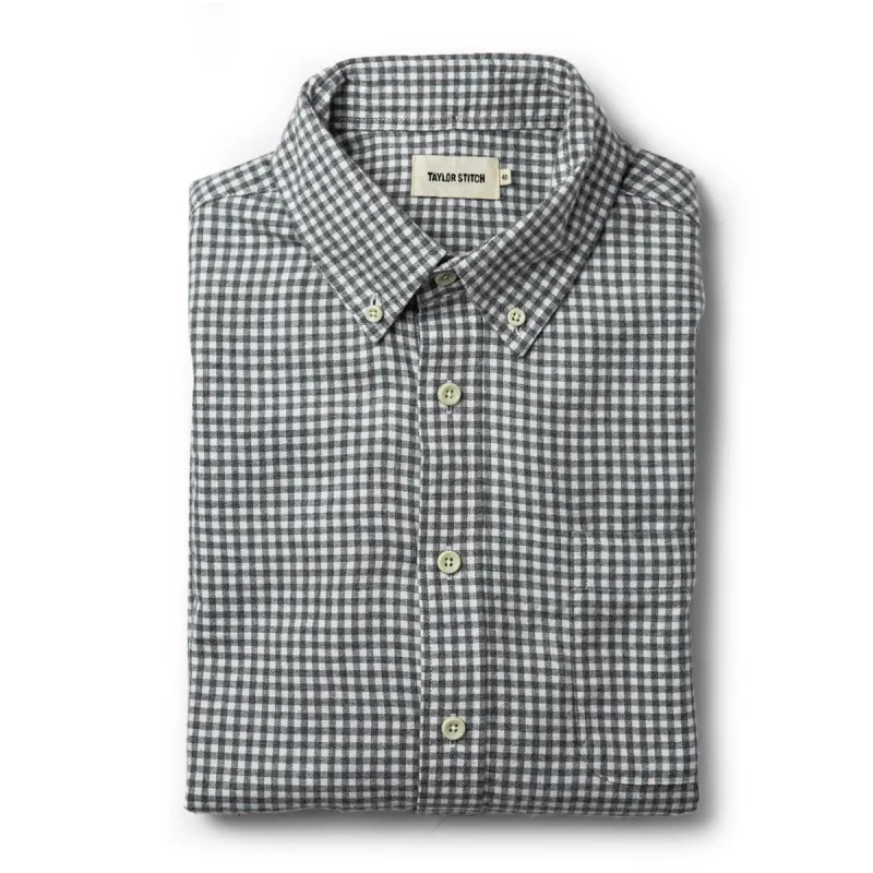 The Jack in Brushed Ash Gingham sold by Taylor Stitch