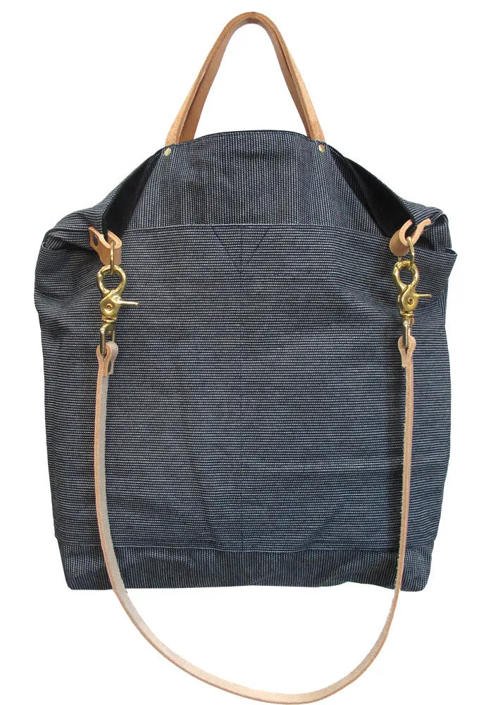 Ali Golden Reversible Tote - Grey/Blue Stripe sold by Taylor Stitch product image thumbnail 2