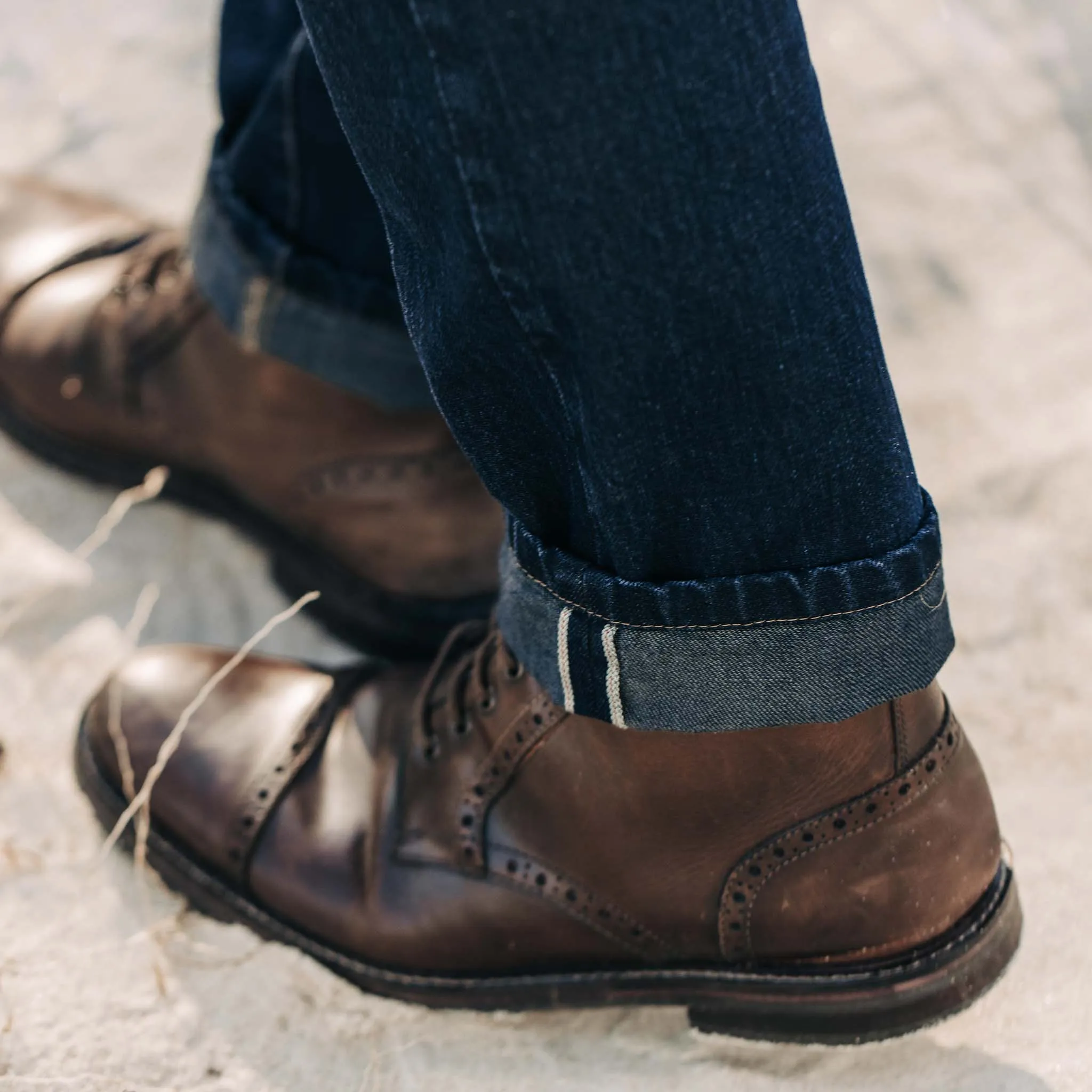 The Slim Jean in Wallace Wash Organic Selvage sold by Taylor Stitch product image thumbnail 4