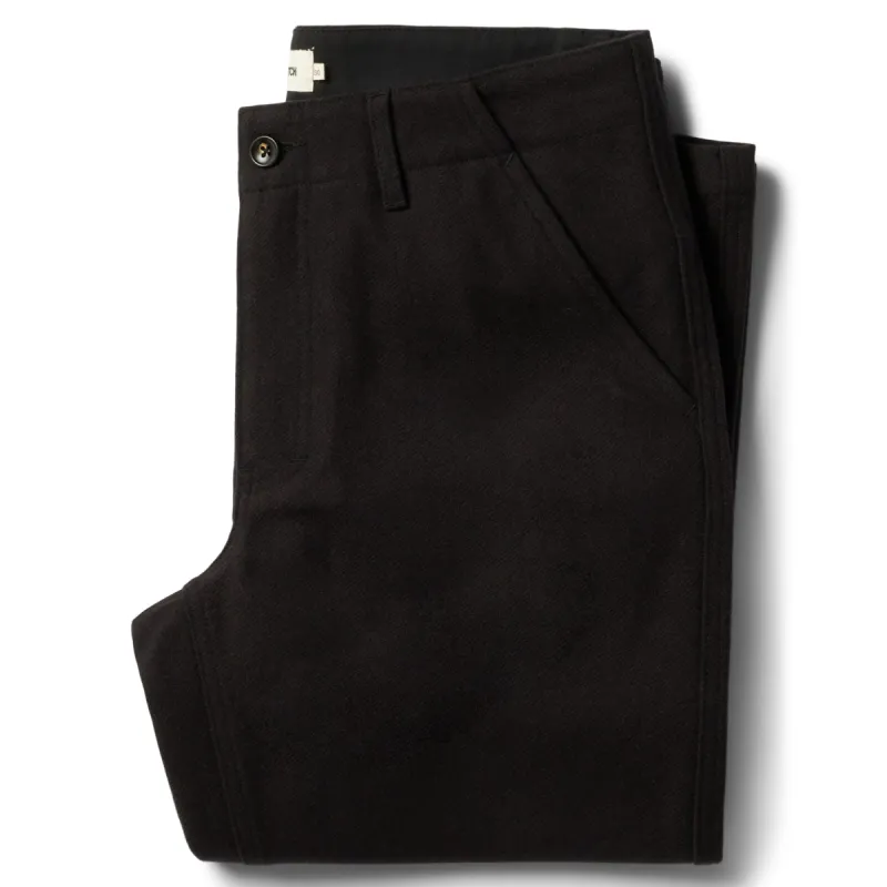The Carnegie Pant in Espresso Wool sold by Taylor Stitch