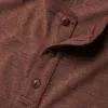 The Heavy Bag Henley in Timber sold by Taylor Stitch