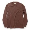 The Heavy Bag Henley in Timber sold by Taylor Stitch
