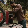 The Heavy Bag Henley in Timber sold by Taylor Stitch