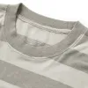 The Cotton Hemp Tee in Natural and Sagebrush Stripe sold by Taylor Stitch