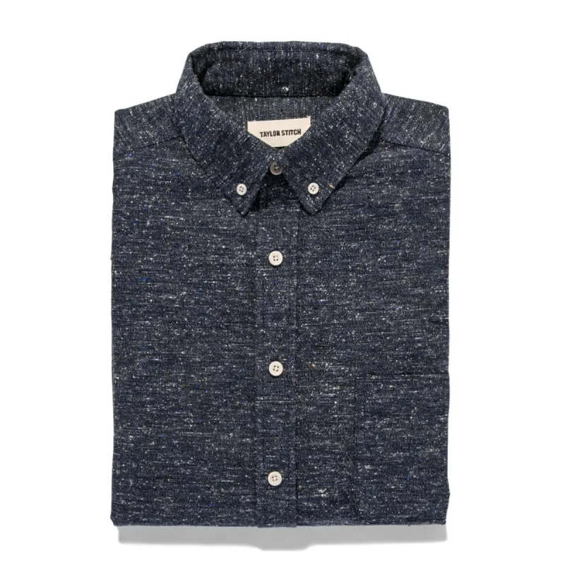 The Jack in Navy Donegal sold by Taylor Stitch
