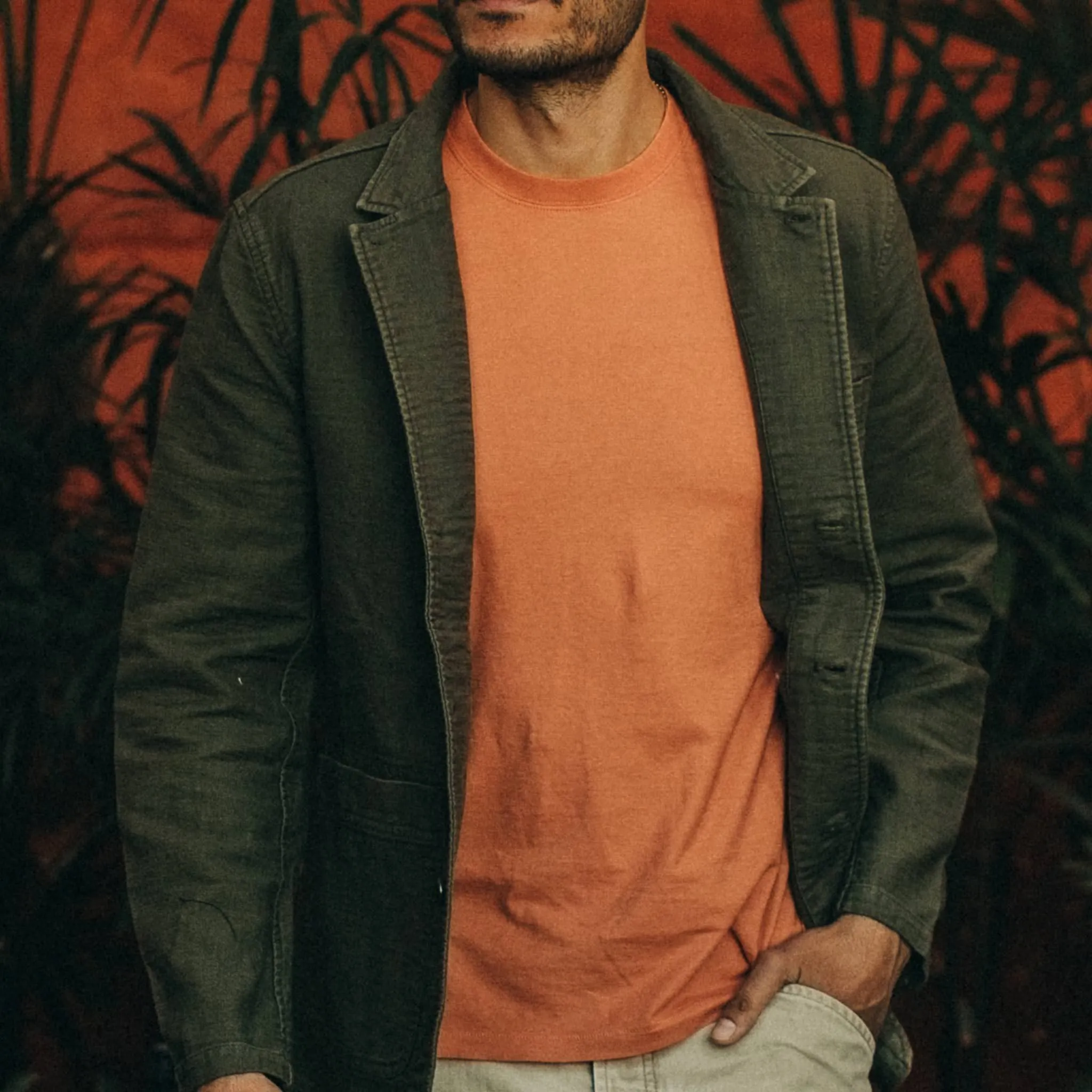 The Emerson Jacket in Olive Double Cloth sold by Taylor Stitch product image thumbnail 3