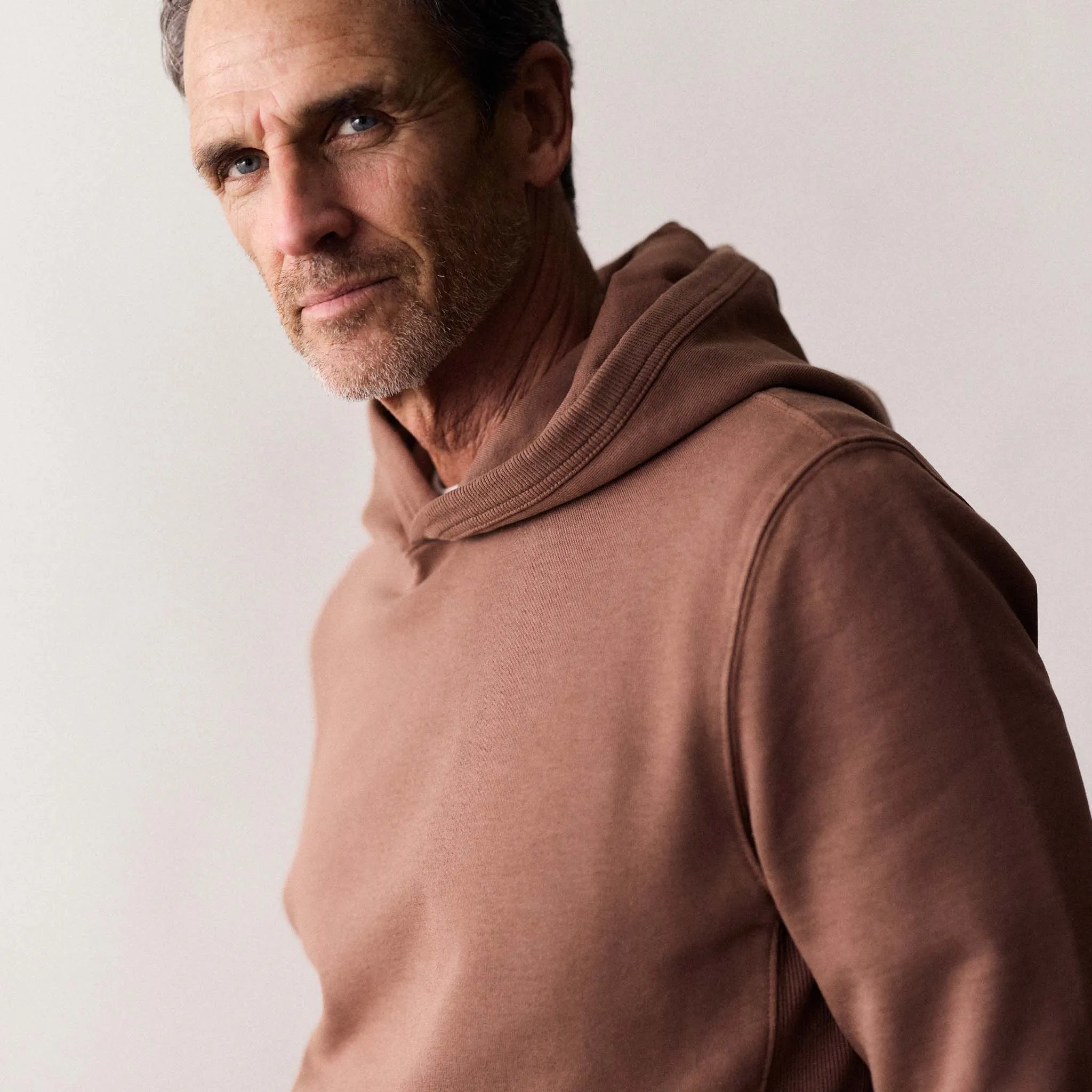 The Cotton Hemp Hoodie in Faded Brick sold by Taylor Stitch product image thumbnail 3