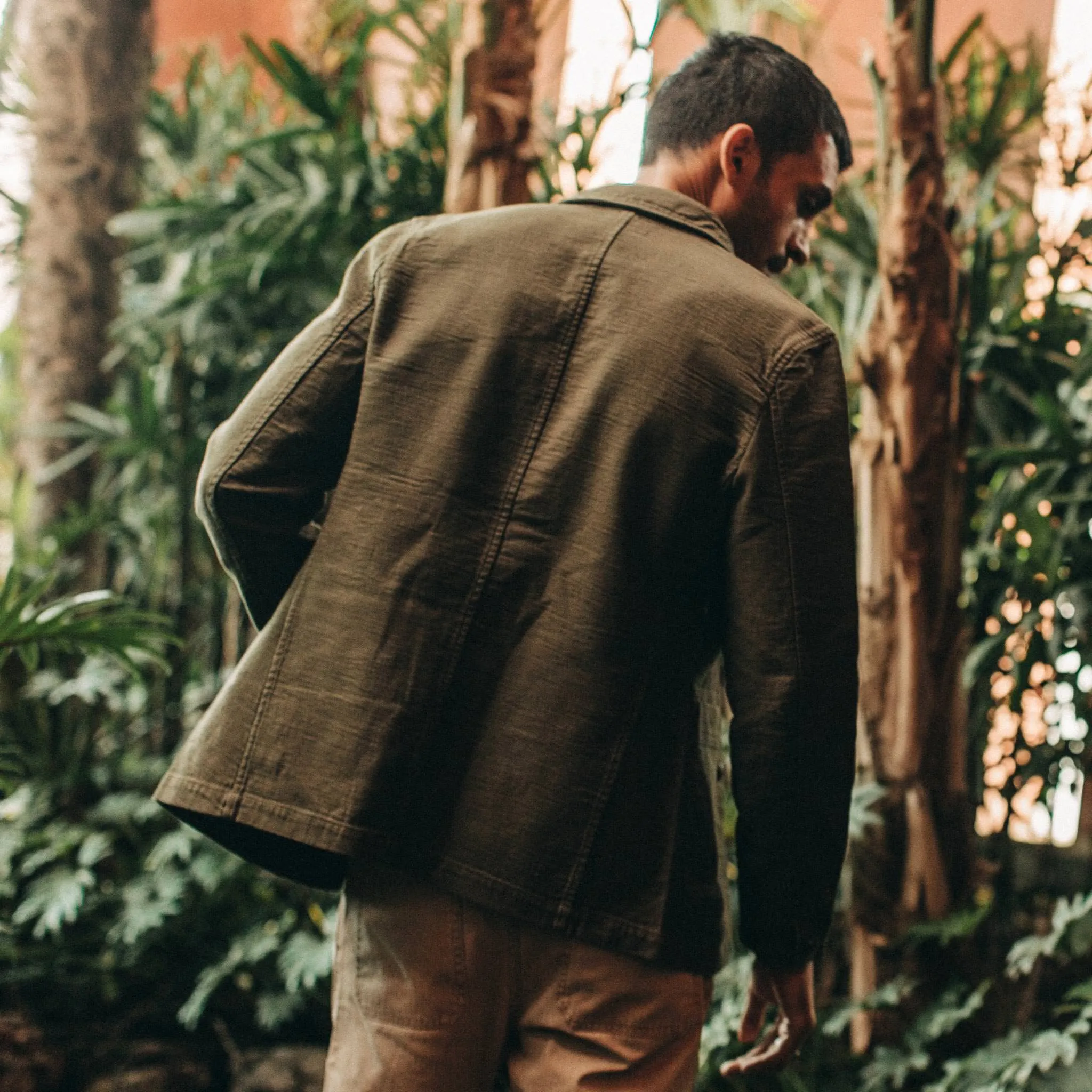 The Emerson Jacket in Olive Double Cloth sold by Taylor Stitch product image thumbnail 5