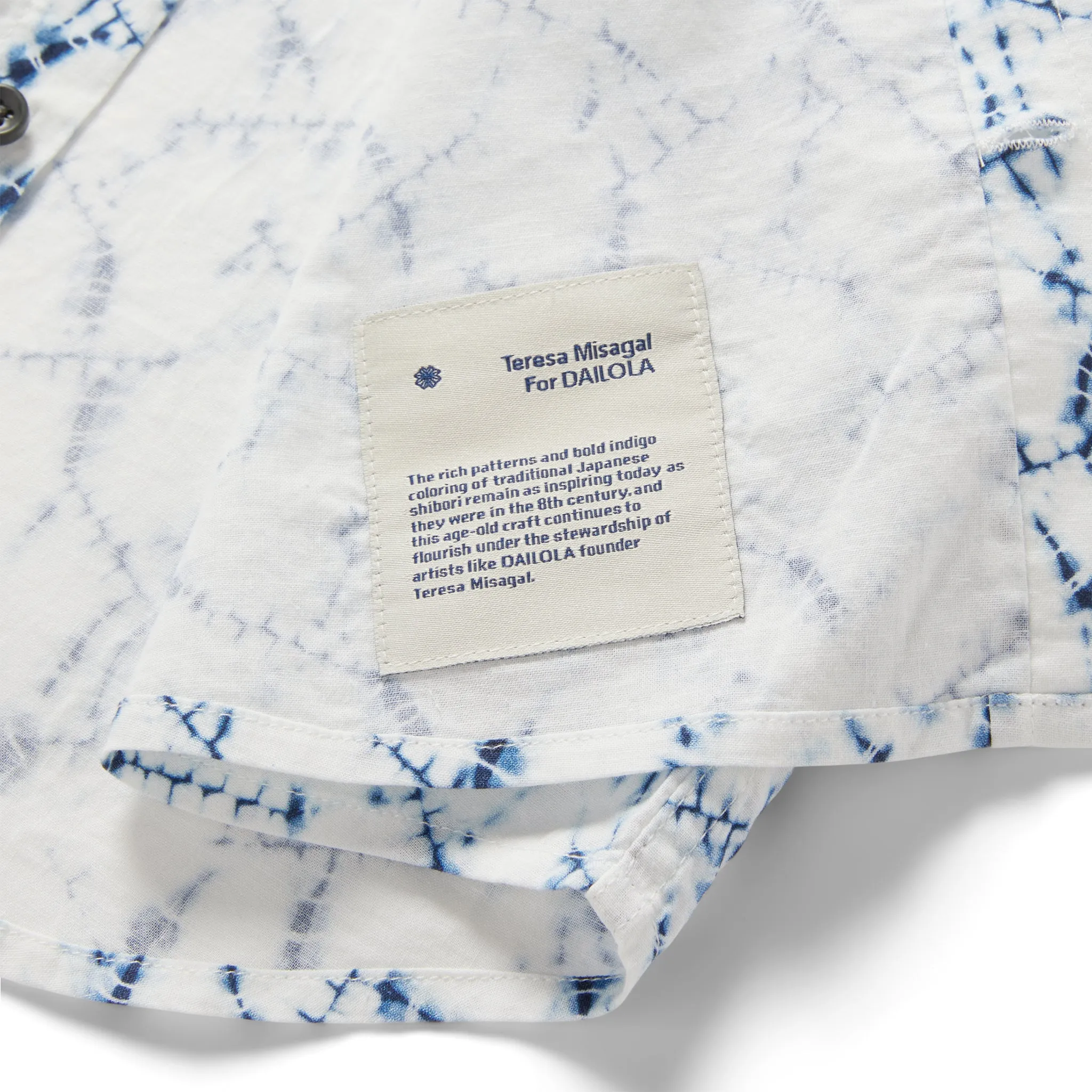 The Short Sleeve California in Deep Navy Crackle sold by Taylor Stitch product image thumbnail 5