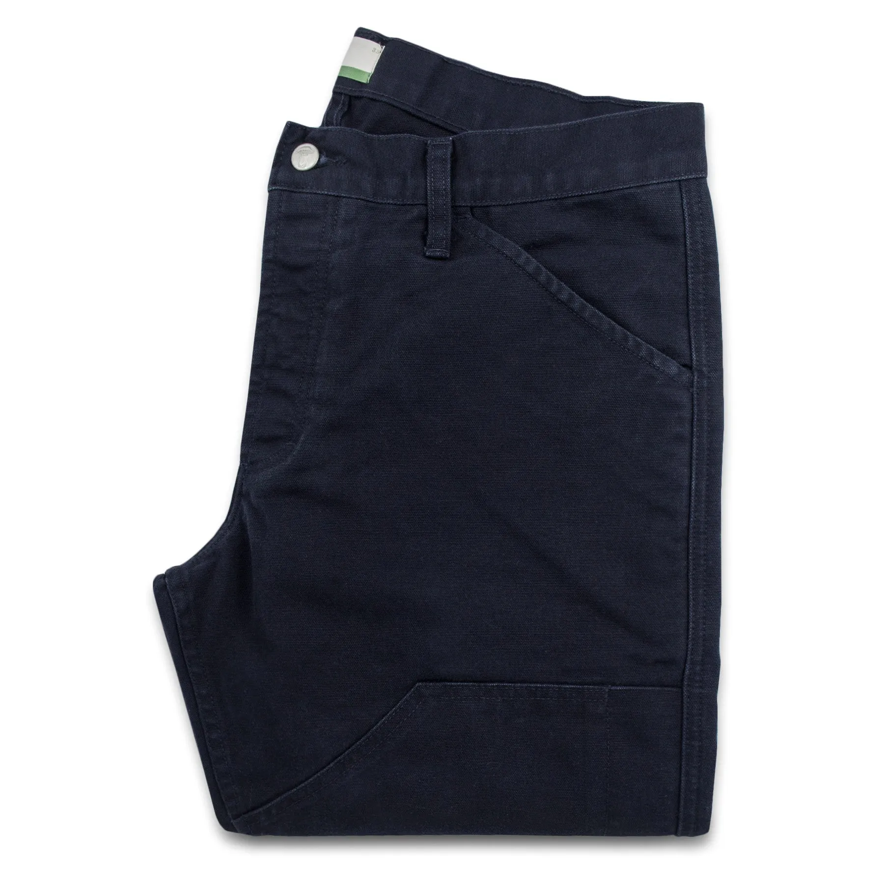 The Chore Pant in Washed Navy sold by Taylor Stitch