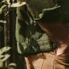 The Long Haul Jacket in Washed Olive Herringbone sold by Taylor Stitch