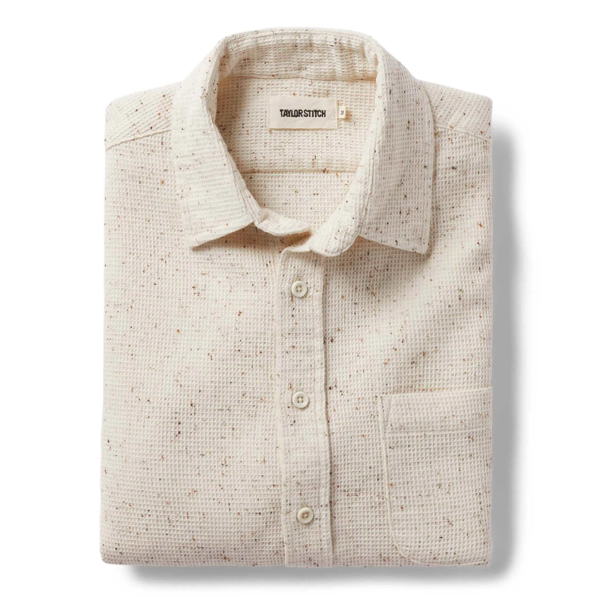 The Jack in Natural Jaspe Waffle sold by Taylor Stitch