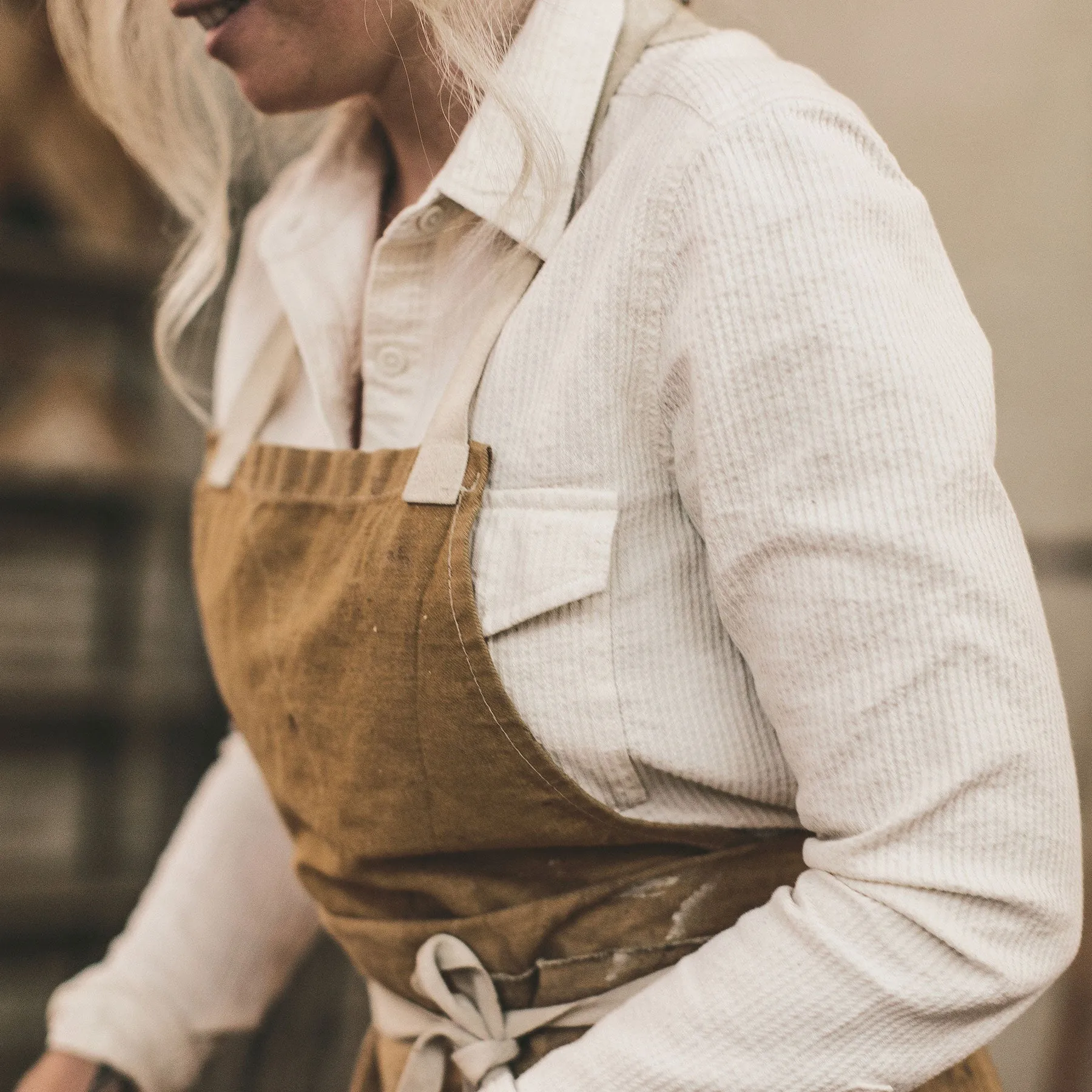 The Andie Shirt in Natural Corded Denim sold by Taylor Stitch product image thumbnail 5