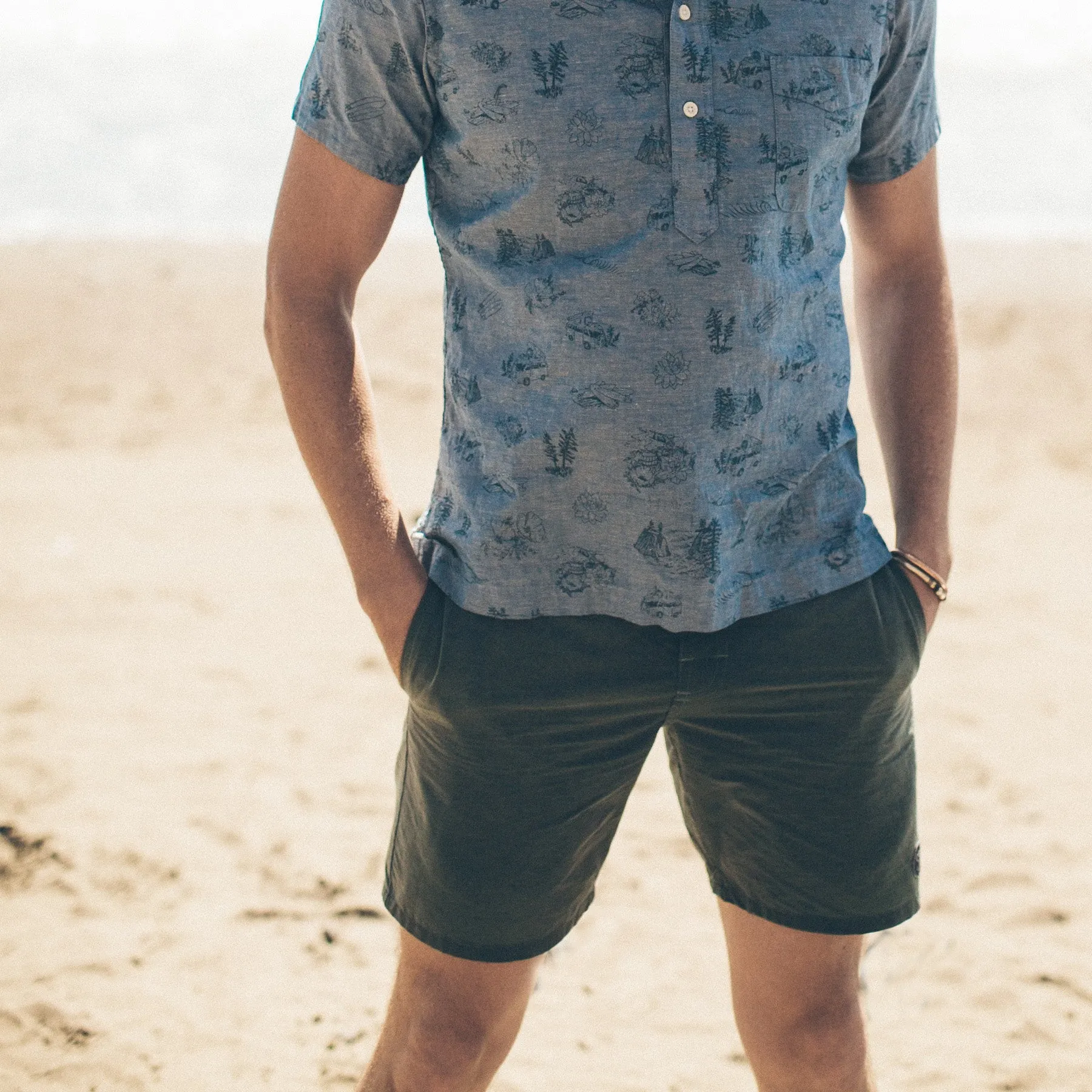 The Surf Trunk in Sage sold by Taylor Stitch product image thumbnail 4